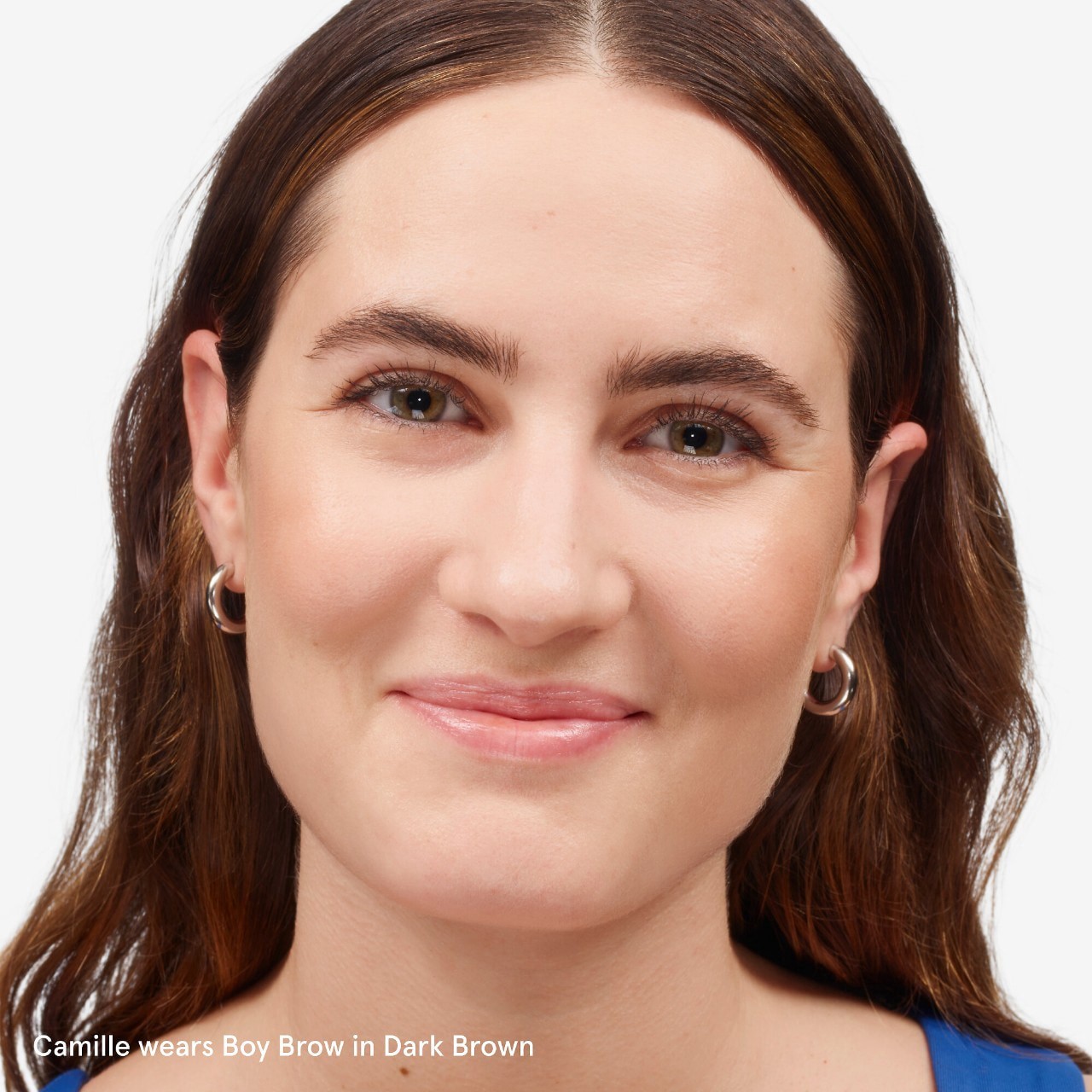 slide 3 of 9, Glossier Boy Brow Volumizing Eyebrow Gel-Pomade Dark Brown, 0.13 oz / 3.8 gram