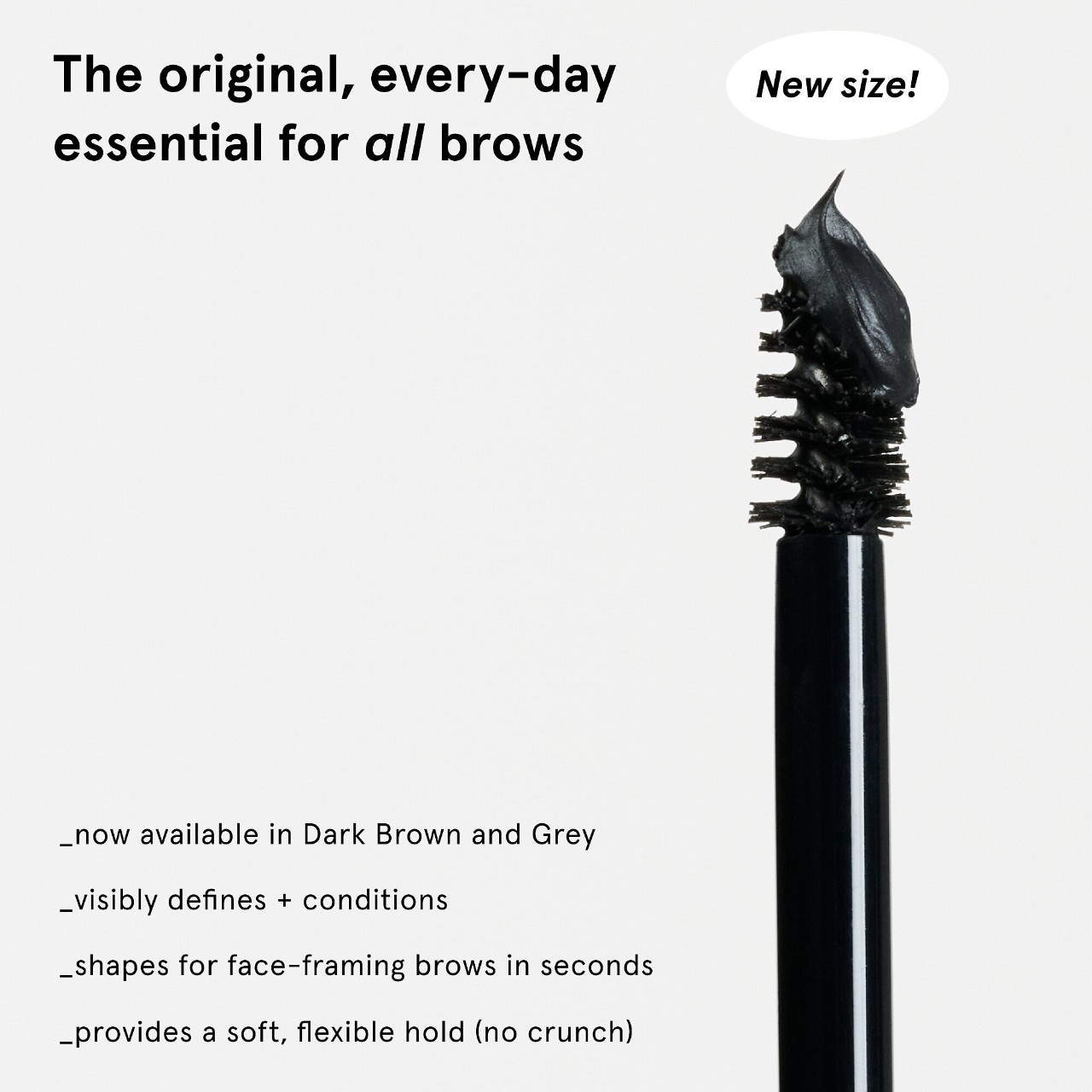 slide 7 of 9, Glossier Boy Brow Volumizing Eyebrow Gel-Pomade Dark Brown, 0.13 oz / 3.8 gram