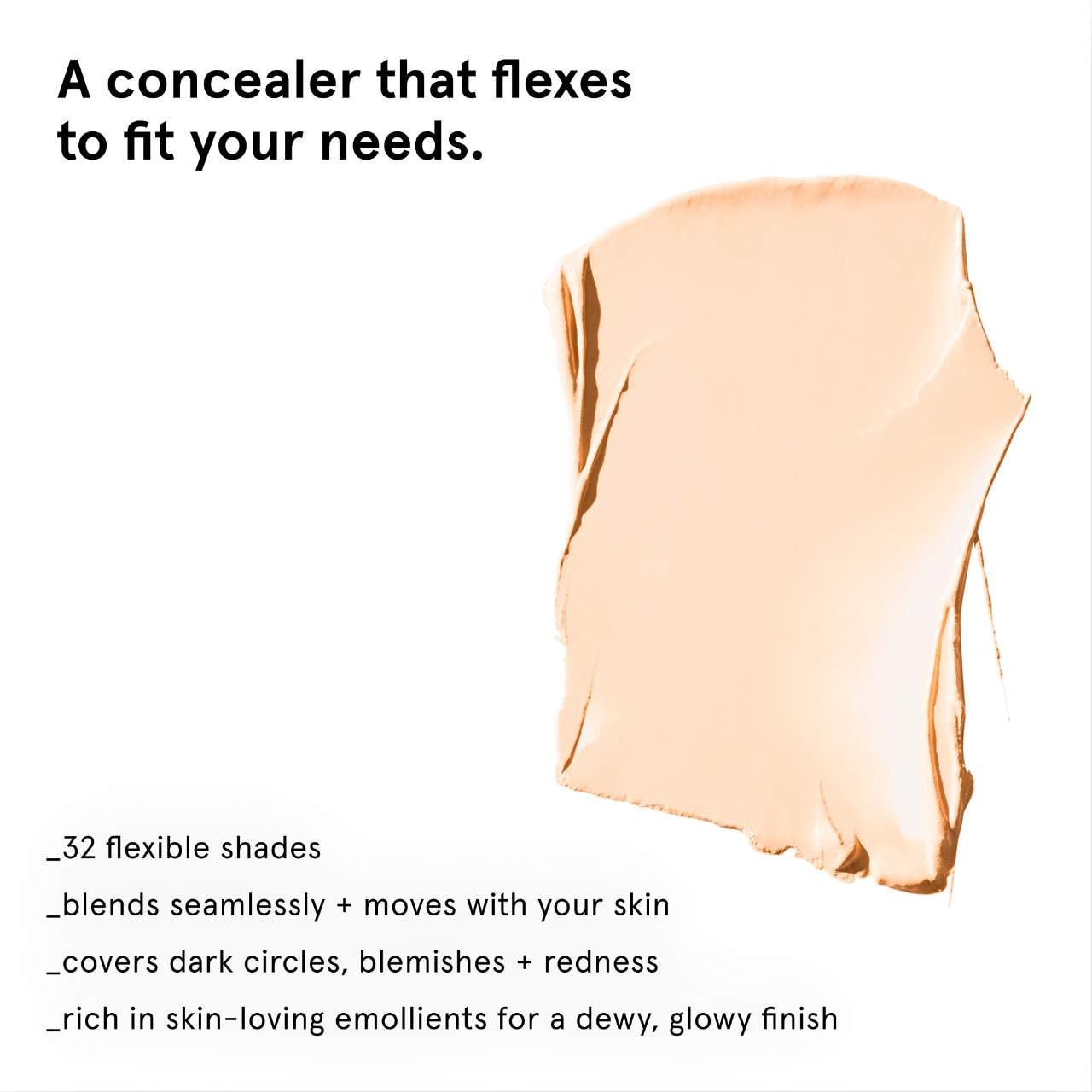 slide 3 of 13, Glossier Stretch Concealer for Dewy Buildable Coverage Very Light 2, 0.17 oz / 4.8 gram