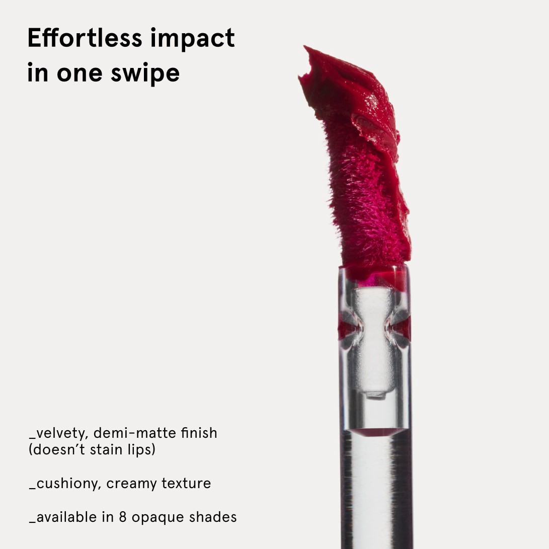 slide 7 of 9, Glossier G Suit Soft Touch Matte Liquid Lip Crème Shift, 0.2 oz / 6 ml