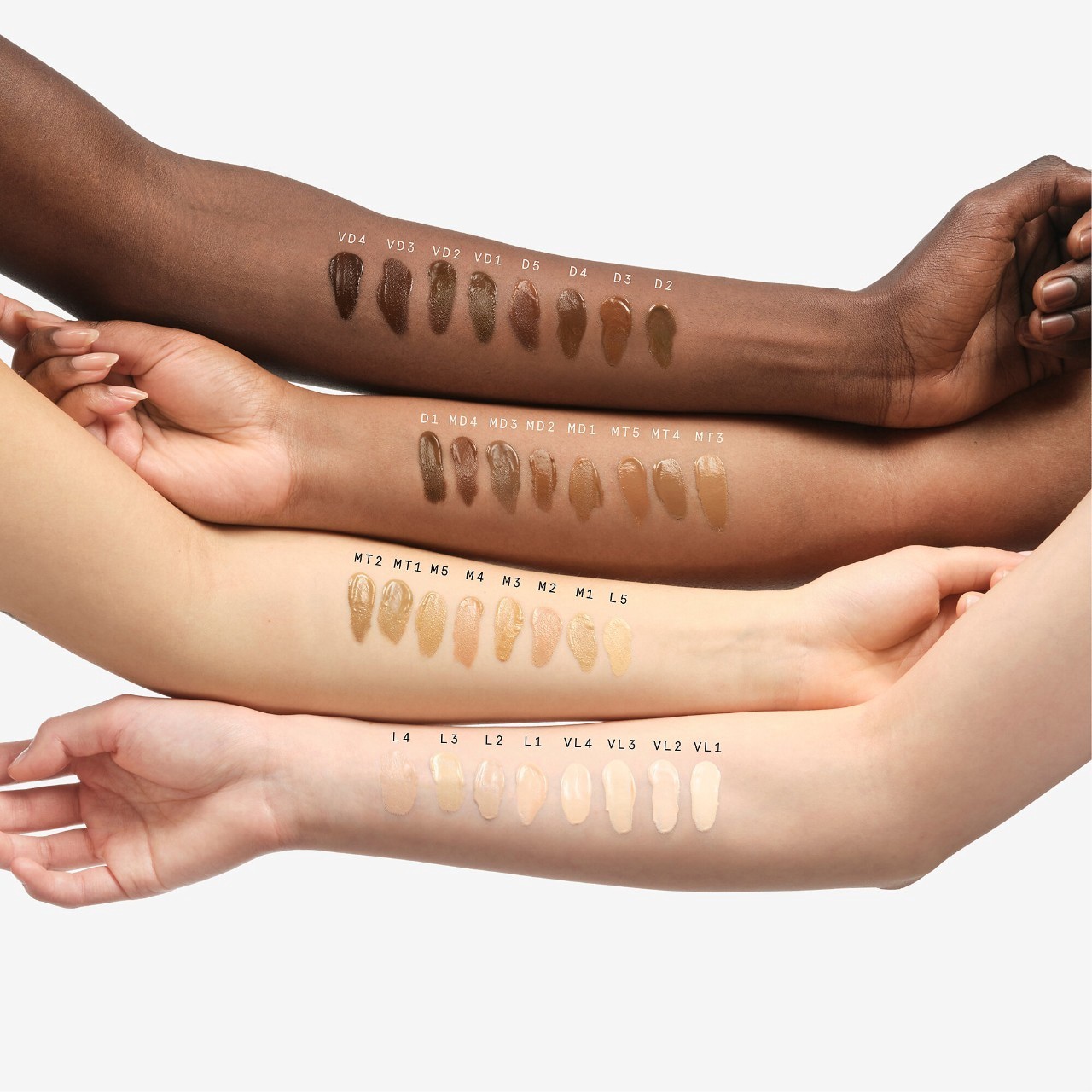 slide 8 of 15, Glossier Stretch Fluid Foundation for Buildable Coverage Very Deep 1, 1 oz / 30 ml
