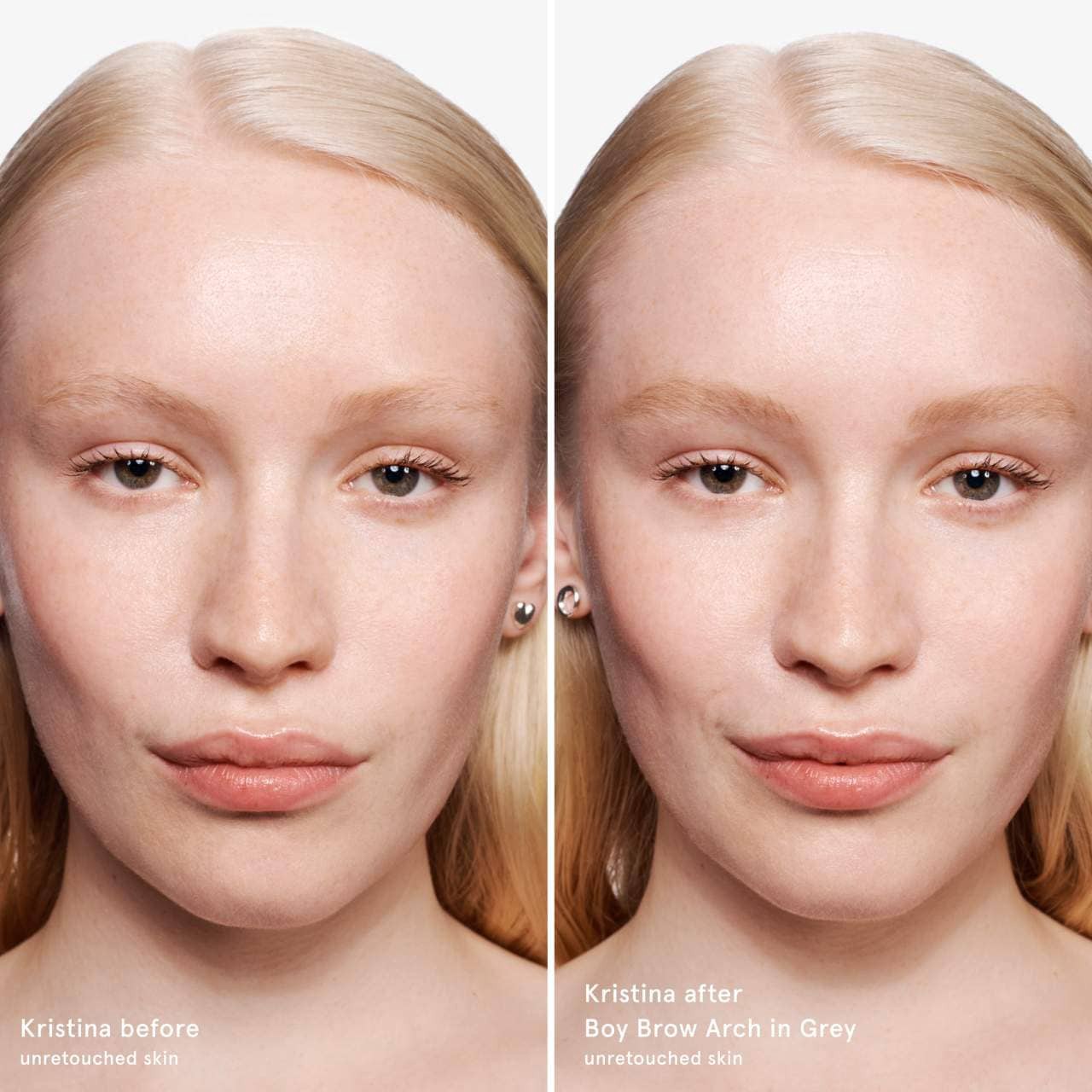 slide 2 of 11, Glossier Boy Brow Arch 2-in-1 Longwear Pomade Eyebrow Pencil Grey, 1 ct