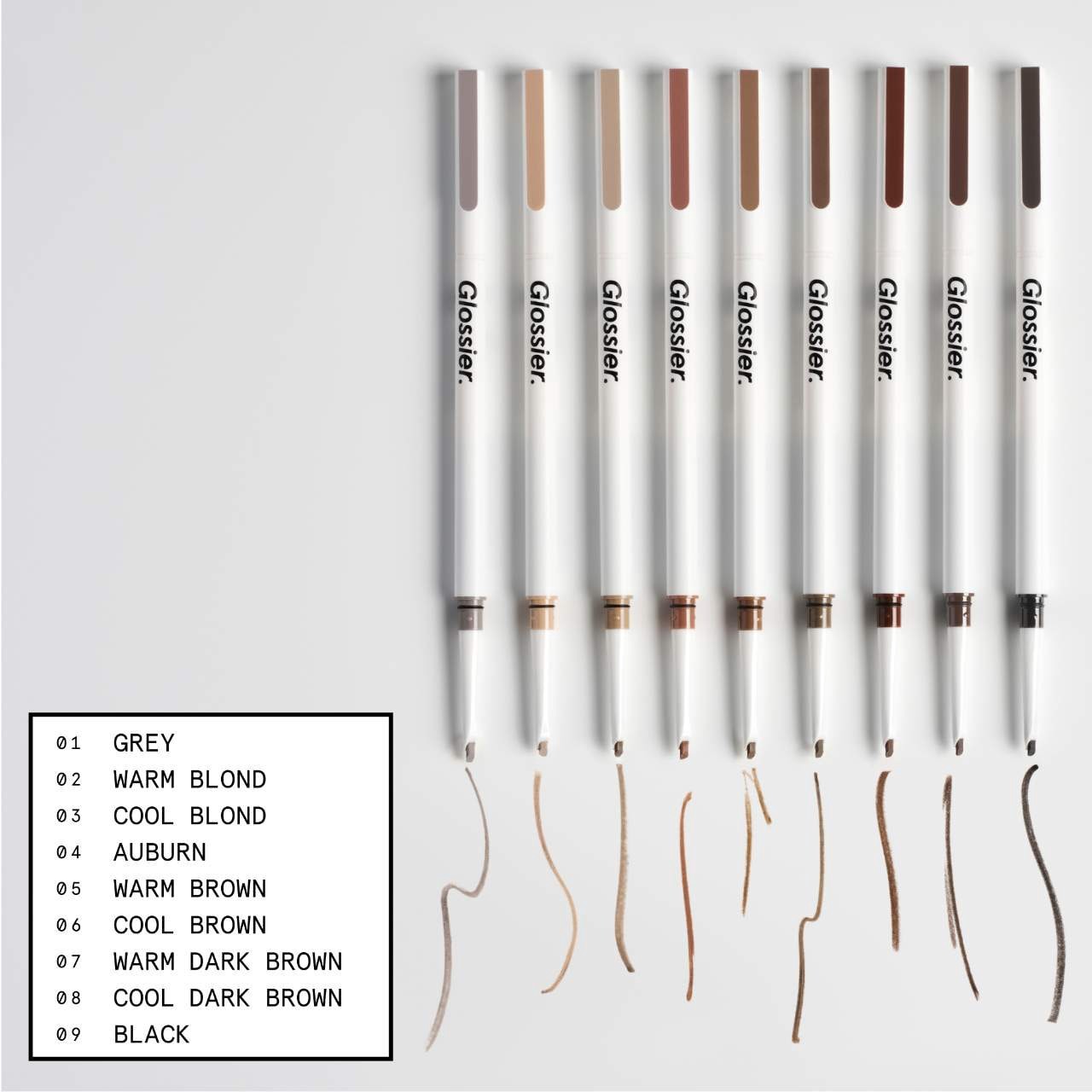 slide 9 of 11, Glossier Boy Brow Arch 2-in-1 Longwear Pomade Eyebrow Pencil Grey, 1 ct