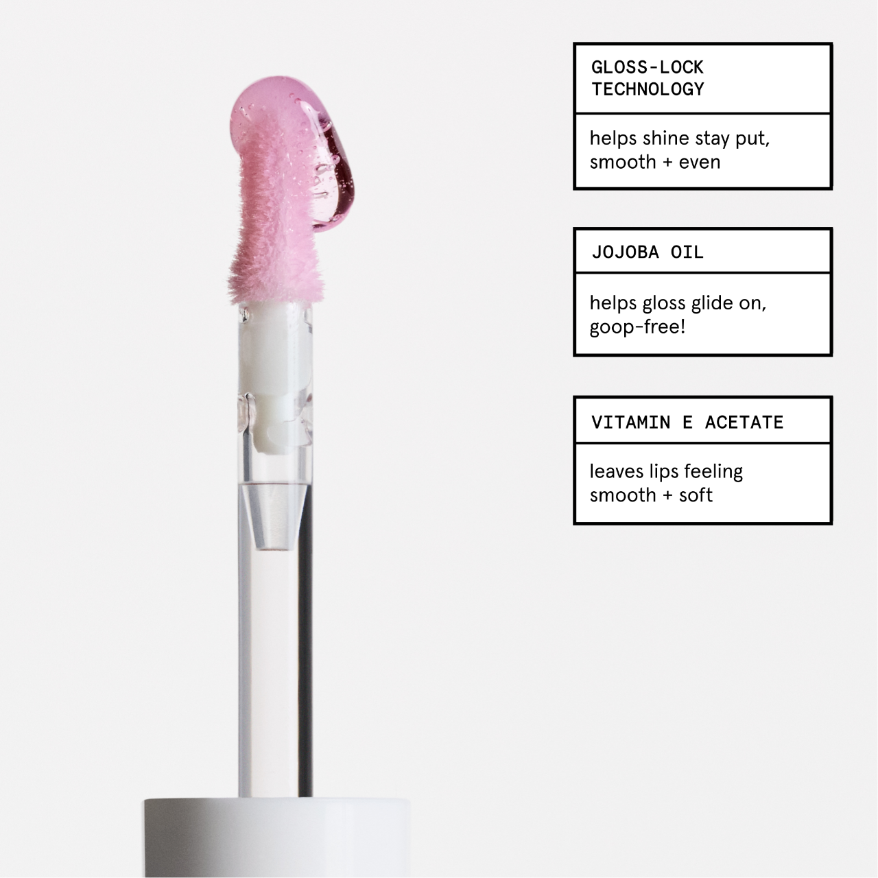 slide 4 of 8, Glossier Glassy High-Shine Lip Gloss Chocolate, 0.14 oz / 4.2 ml