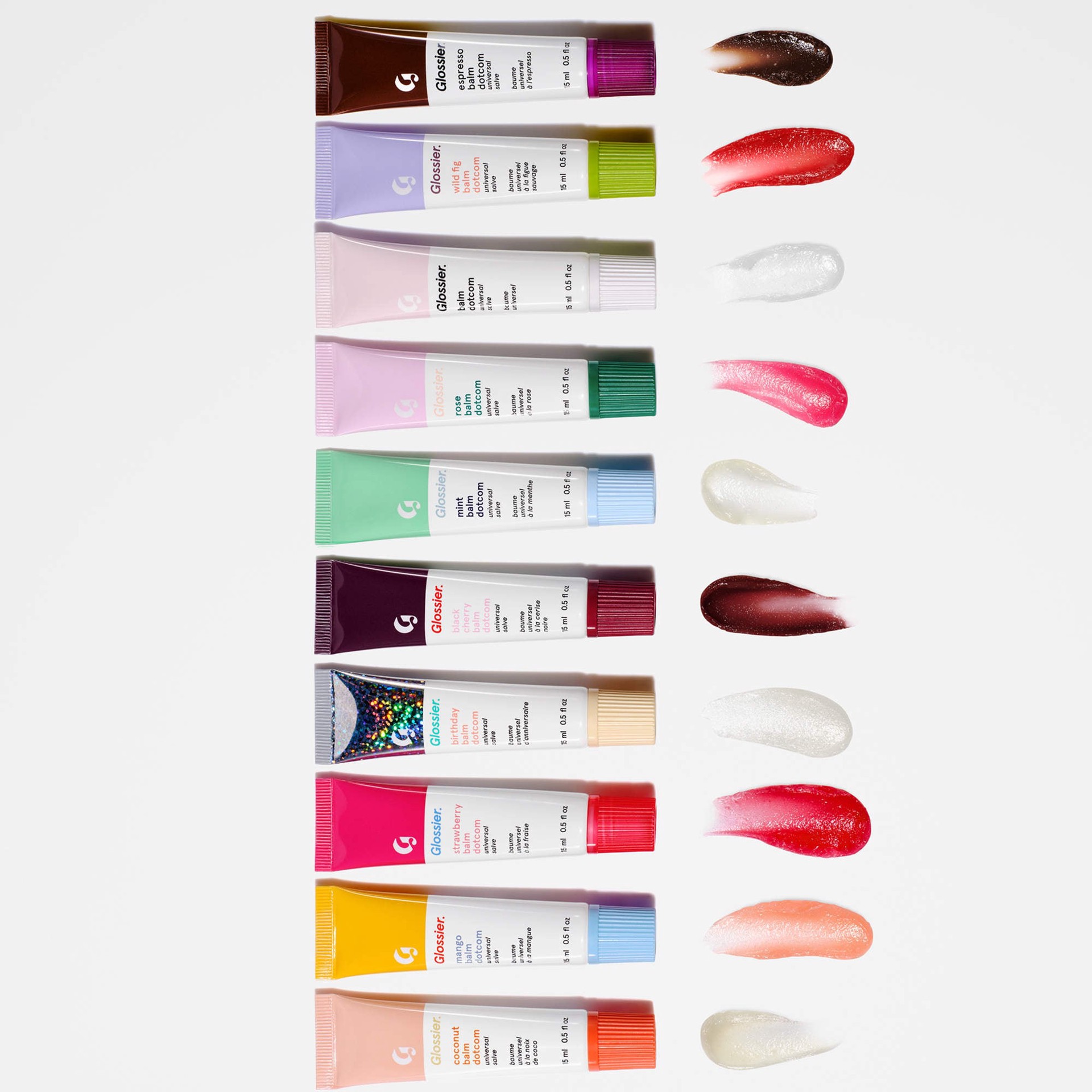 slide 12 of 12, Glossier Balm Dotcom Lip Balm and Skin Salve Mint, 0.5 oz / 15 ml