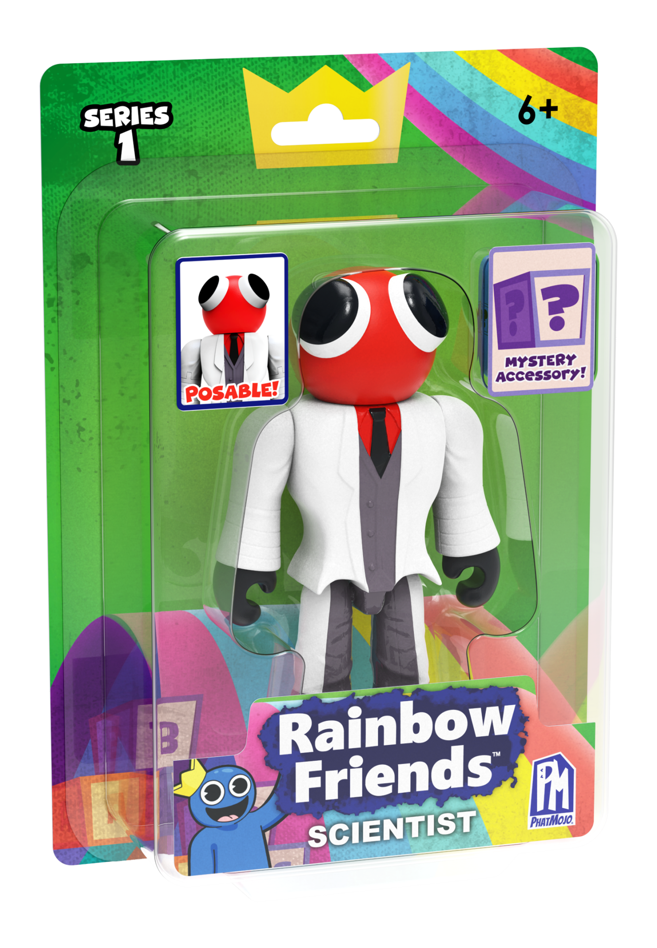 slide 4 of 4, Rainbow Friends 5" Action Figure Assortment, 5 in