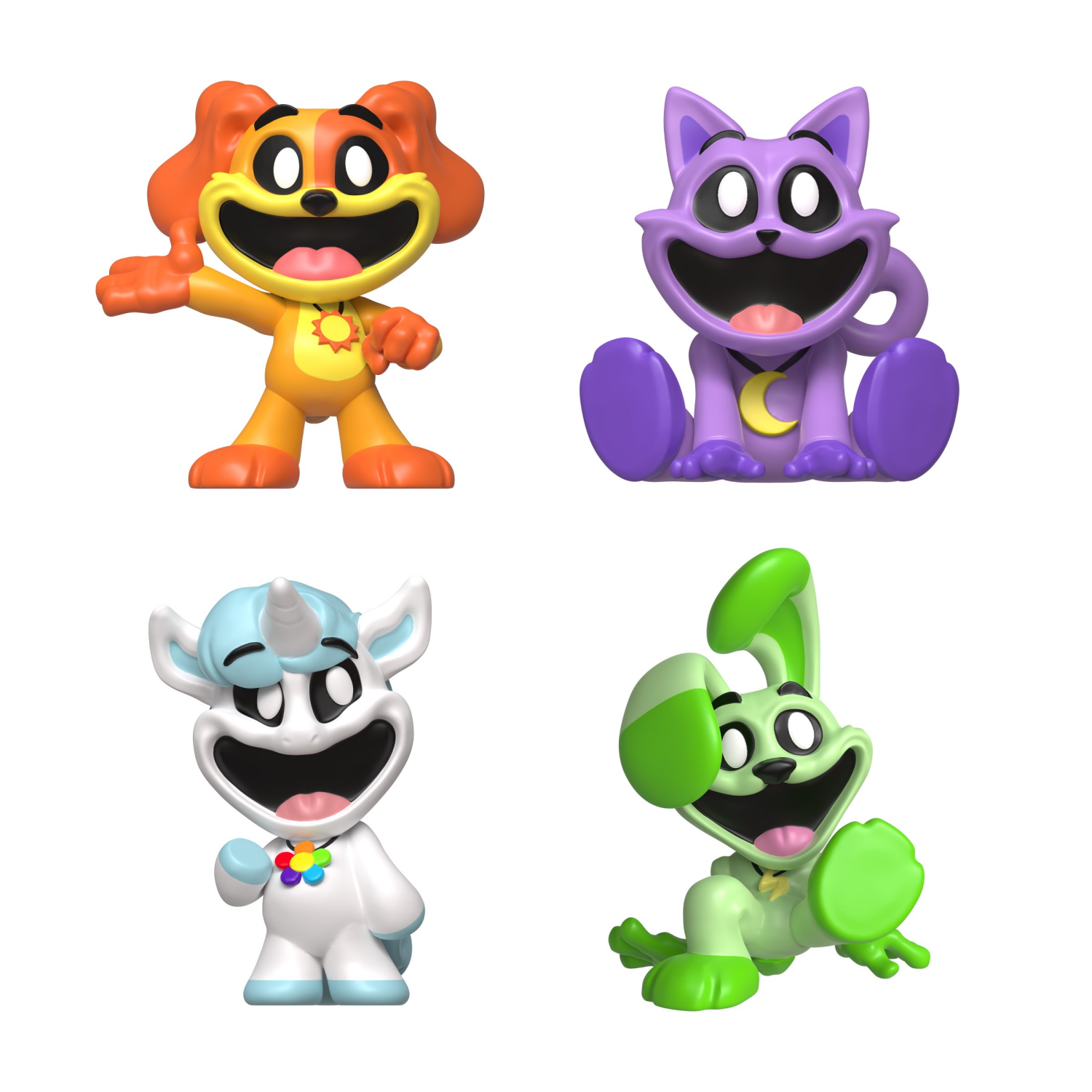 slide 2 of 2, Poppy's Smiling Critters 4pk, 4 ct