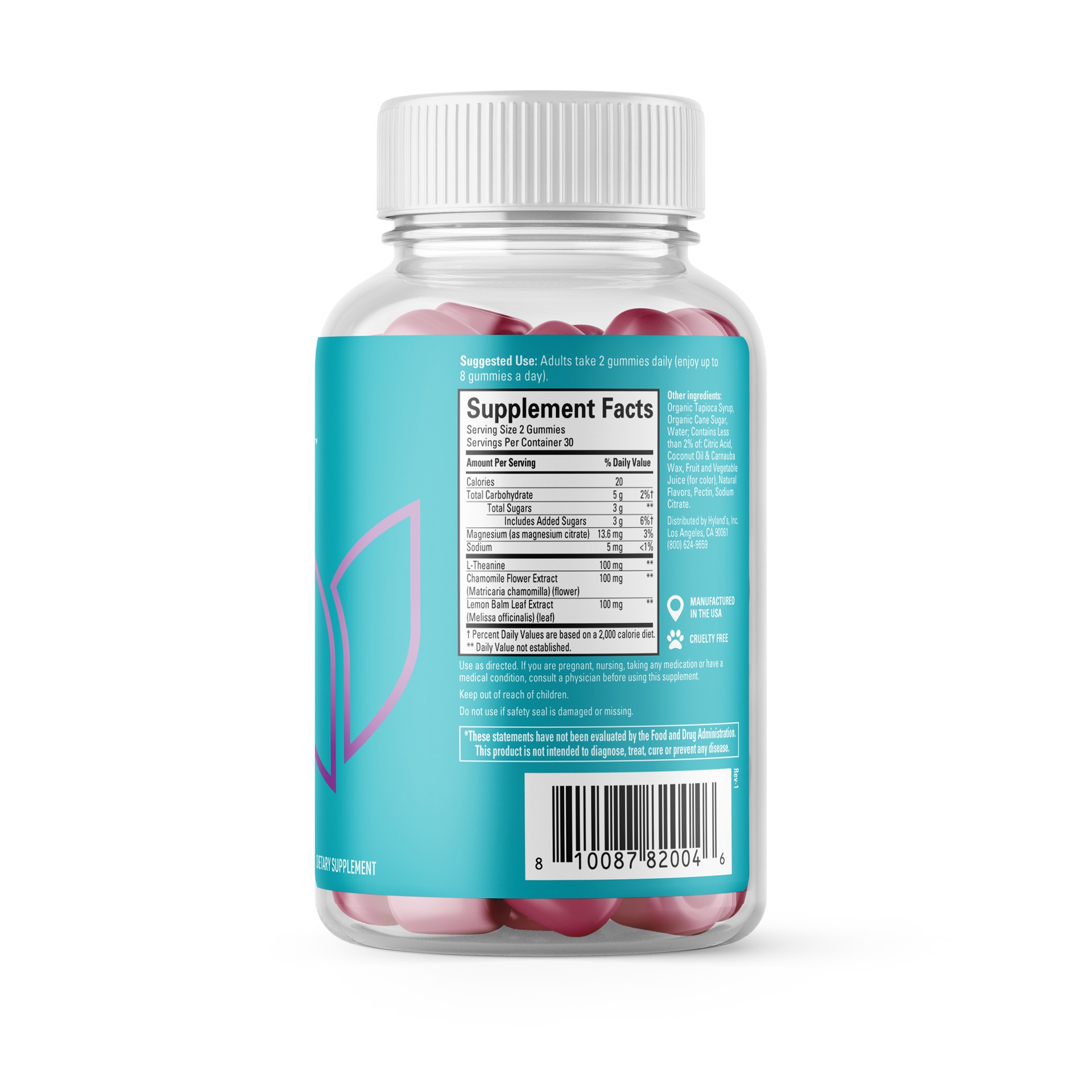 slide 3 of 5, Hyland's Naturals Natural Raspberry Flavor Stress Busters 60 Gummies, stress relief supplement, 60 ct