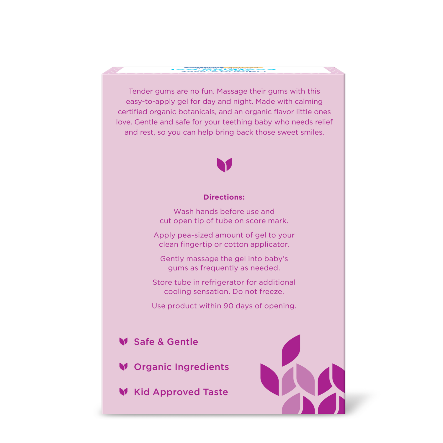 slide 2 of 8, Hyland's Naturals Baby Organic 2+ Months Daytime/Nighttime Cherry Flavor Soothing Gel Combo Pack 2 - 0.53 oz Tubes, 2 ct