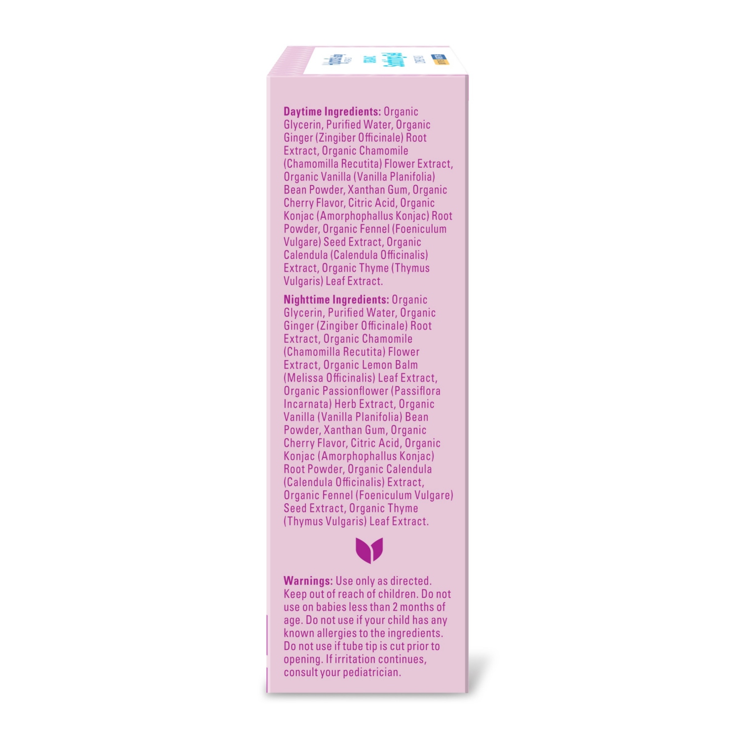 slide 8 of 8, Hyland's Naturals Baby Organic 2+ Months Daytime/Nighttime Cherry Flavor Soothing Gel Combo Pack 2 - 0.53 oz Tubes, 2 ct