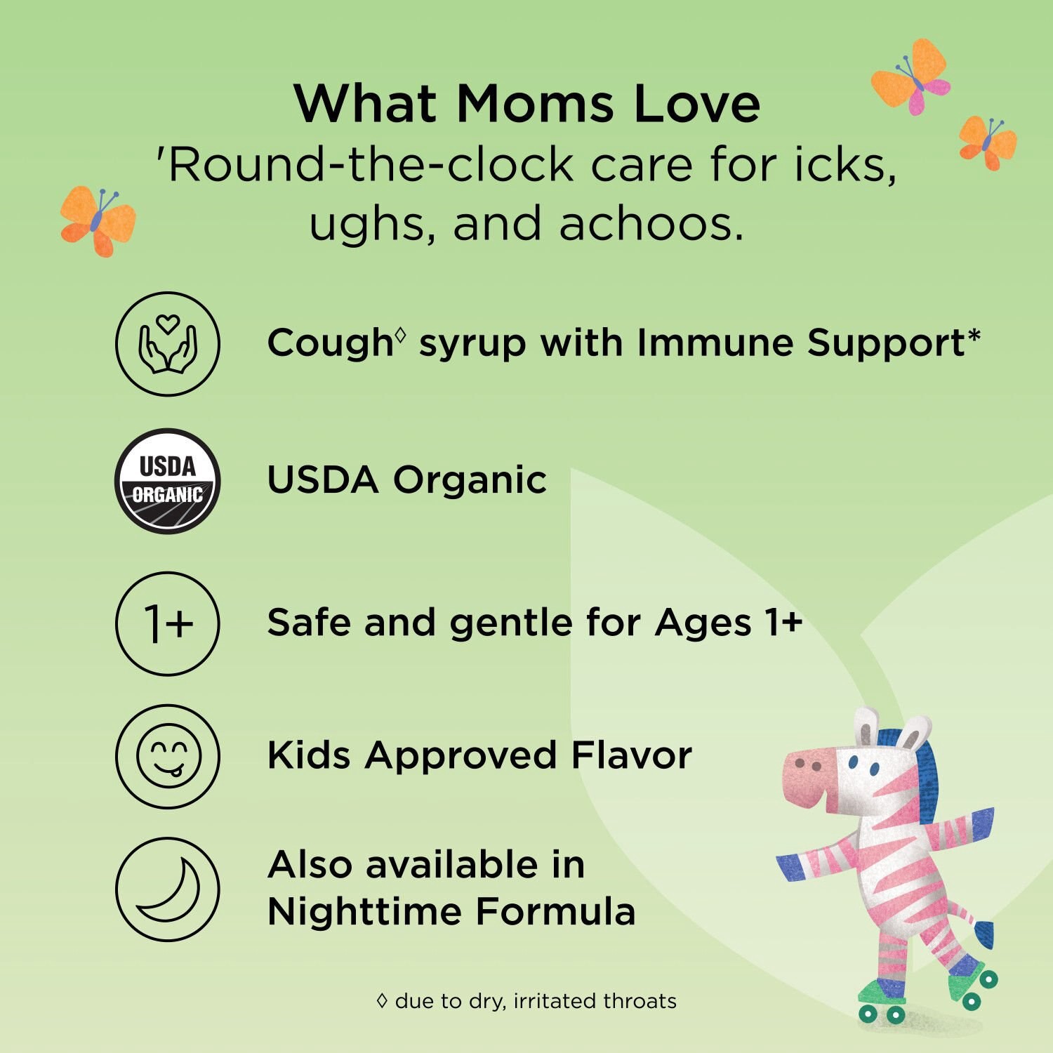 slide 4 of 6, Hyland's Naturals Kids Organic Cough & Immune Day, 4 Oz, 4 oz