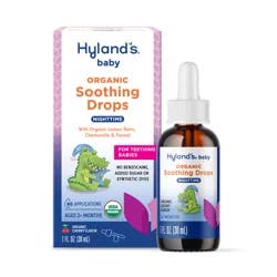Hyland's Naturals Baby Organic Soothing Drops Nighttime - Cherry