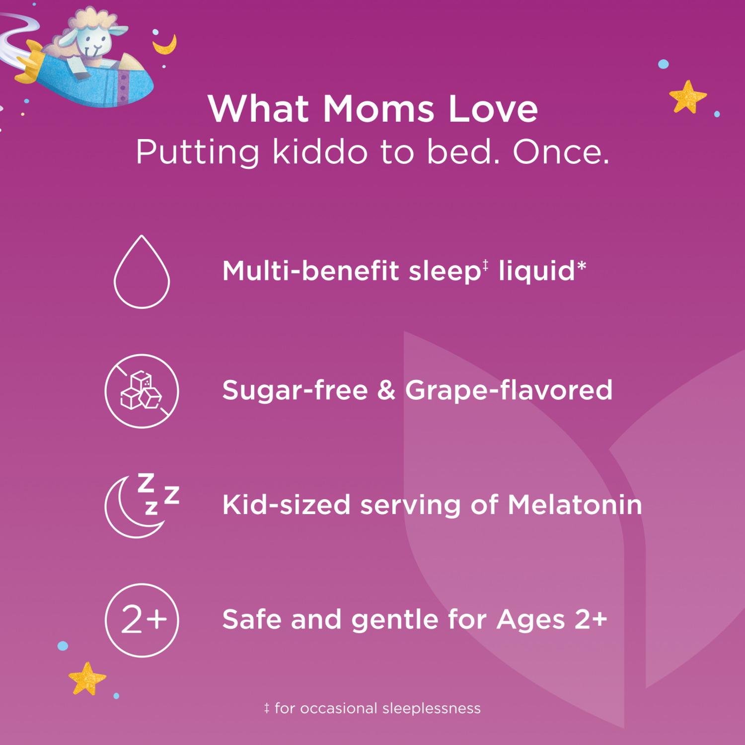 slide 7 of 7, Hyland's Naturals Sugar Free Ages 2+ Kids Organic Grape Flavor Sleep with Melatonin 4 fl oz, 4 fl oz