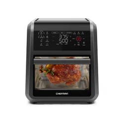 CHEFMAN ExacTemp MULTIFUNCTIONAL DIGITAL AIR FRYER OVEN WITH PROBE BLACK FINISH