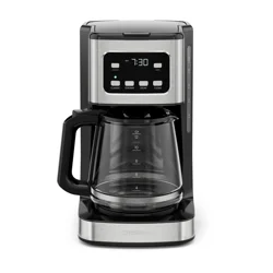 Chefman 12-Cup Programmable Coffee Maker, Electric Brewer, Auto Shut Off, Digital Display with Auto-Brew Function, Reusable Filter for Fresh Grounds, Glass Carafe