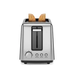 Chefman 2-Slice Toaster, 7 Shade Settings, Removable Crumb Tray, Thick Bread and Bagel Toaster, Defrost, Cancel
