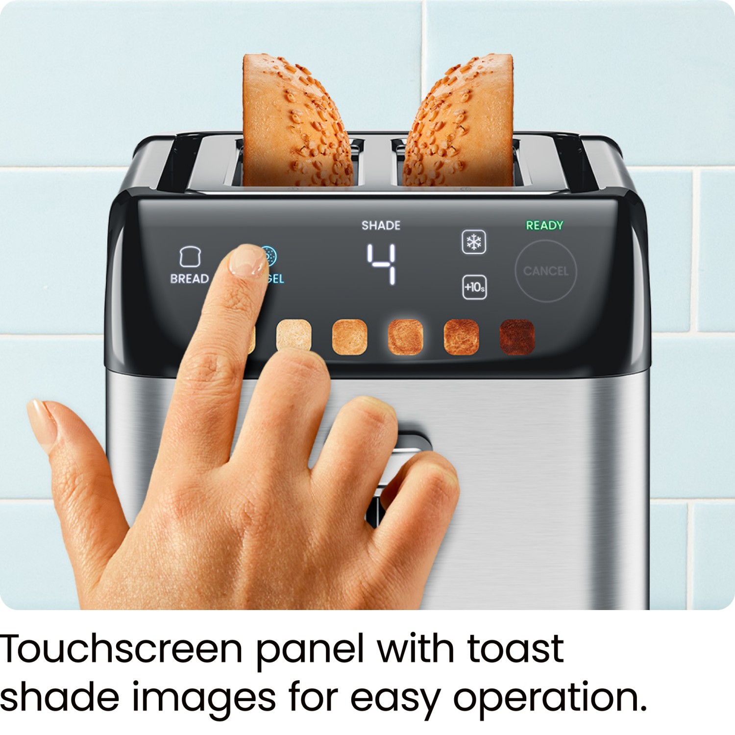 slide 2 of 6, Chefman 2-Slice Digital Toaster, 1 ct