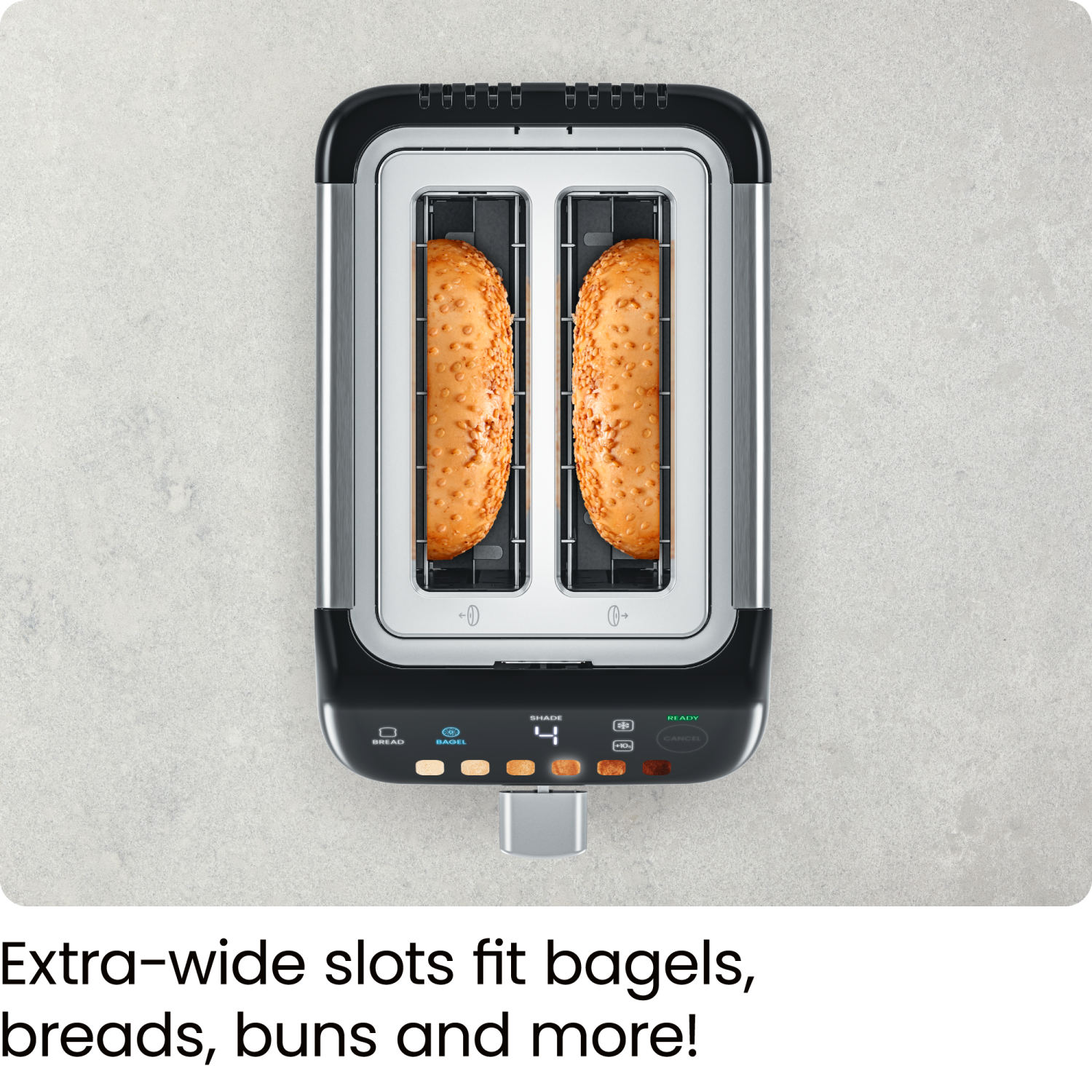 slide 4 of 6, Chefman 2-Slice Digital Toaster, 1 ct