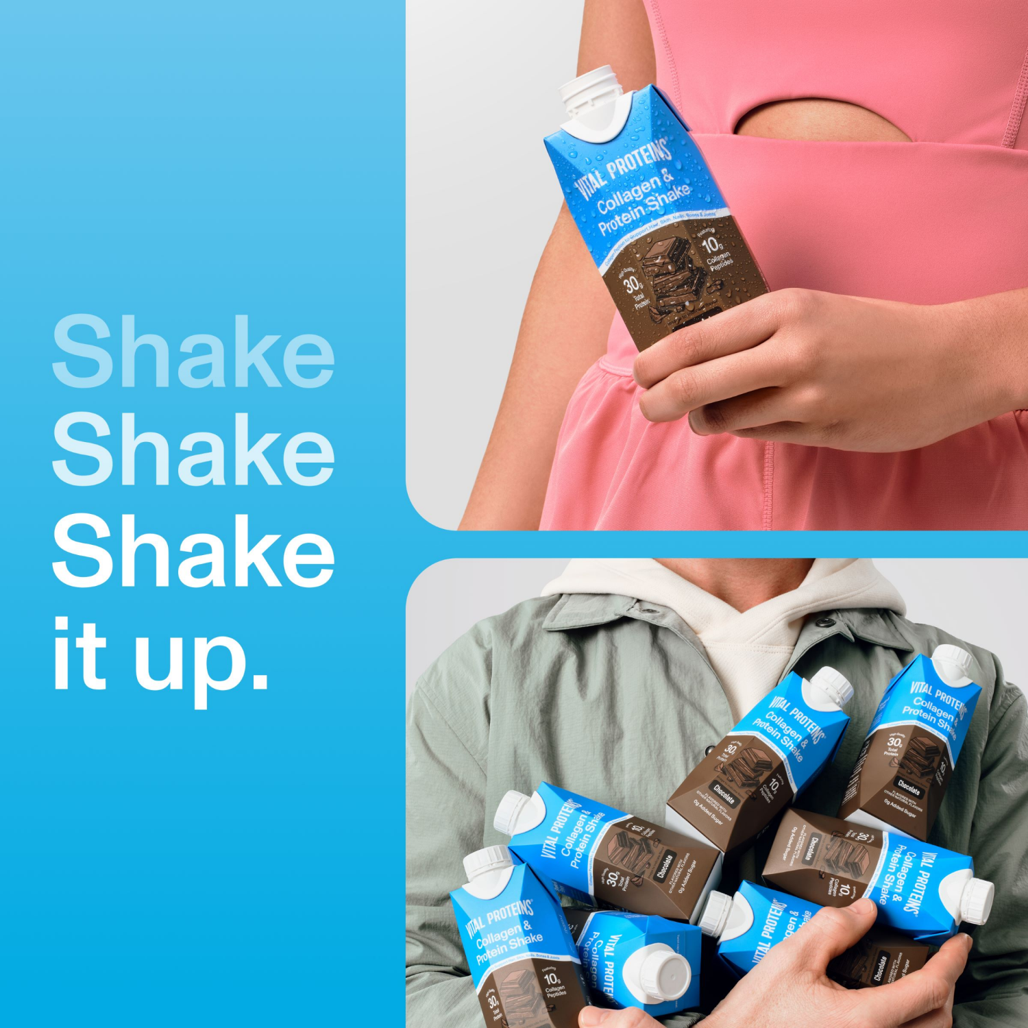 slide 6 of 6, Vital Proteins Collagen & Protein Chocolate Shake, 11 FL OZ, 4 pack, 4 ct; 11 fl oz
