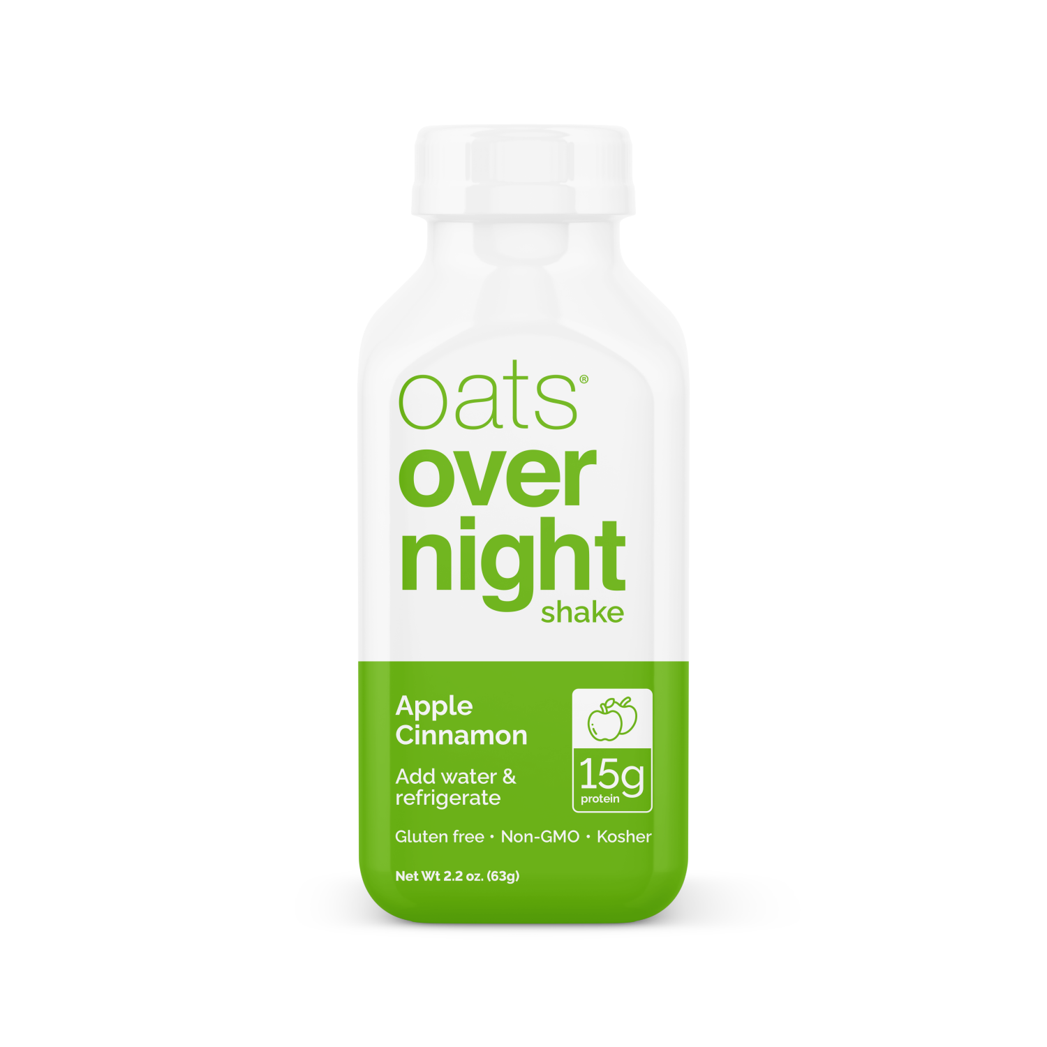 slide 1 of 2, Oats Overnight Apple Cinnamon Shake 2.2 oz, 2.2 oz