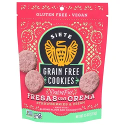 Siete Grain Free Strawberries & Cream Cookies 4.5 oz