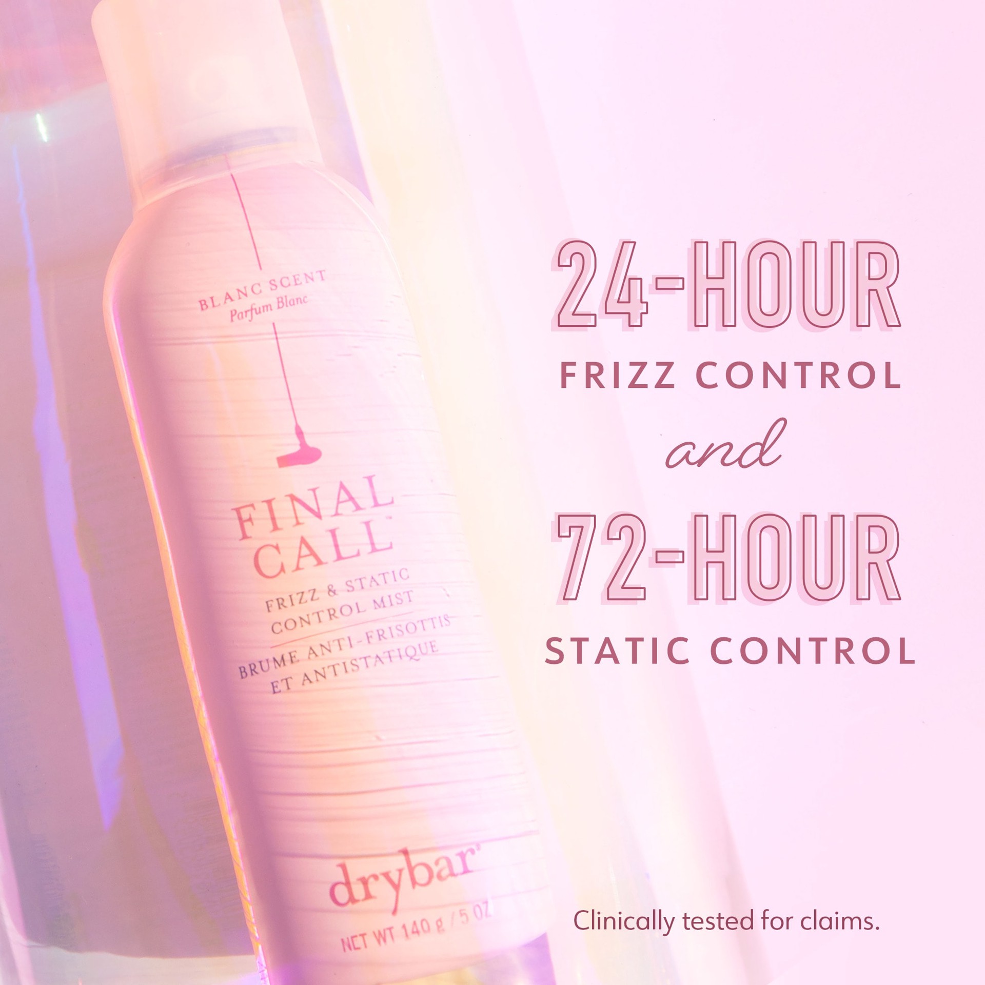 slide 2 of 10, Drybar Final Call Humidity & Static Control Hair Spray 5 oz / 140 mL, 5 oz; 140 ml