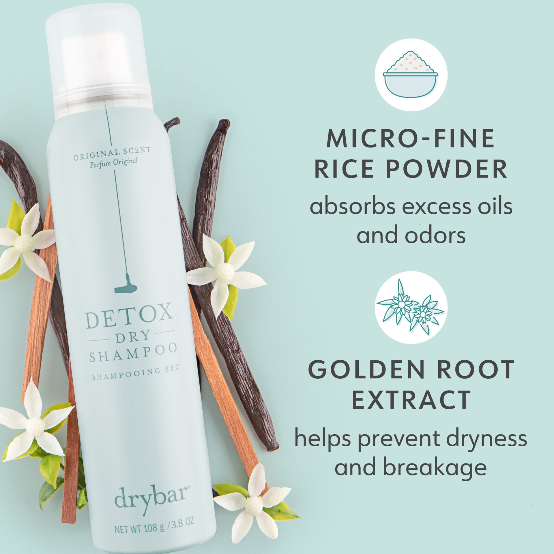 slide 6 of 10, Drybar Detox Dry Shampoo 3.5 oz/ 150 mL Original Scent, 