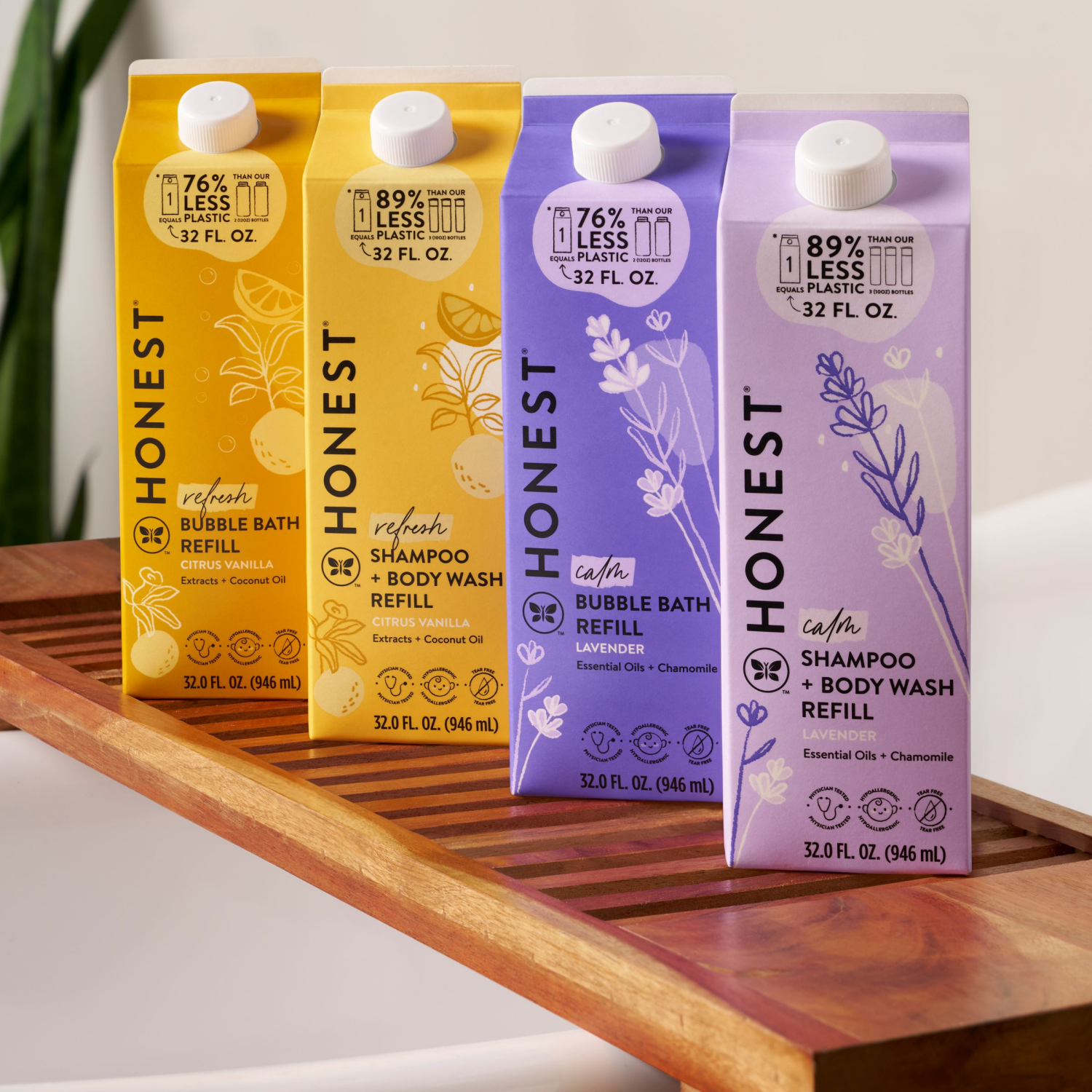 slide 4 of 7, The Honest Company Calm Shampoo + Body Wash Refill - Lavender - 32 fl oz, 32 fl oz