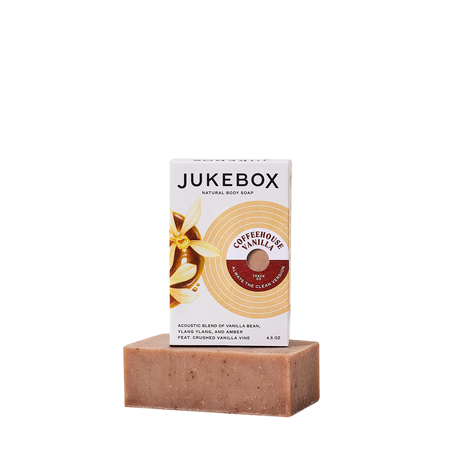 slide 1 of 1, Jukebox Bar Soap Vanilla On Vnyl, 4.5 oz