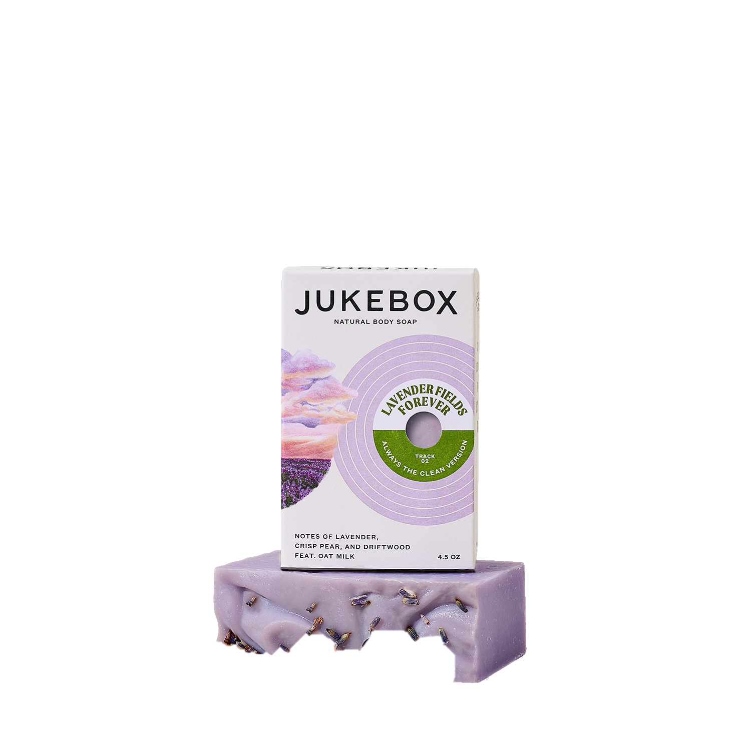 slide 1 of 1, Jukebox Bar Soap Lav Fields Forever, 4.5 oz