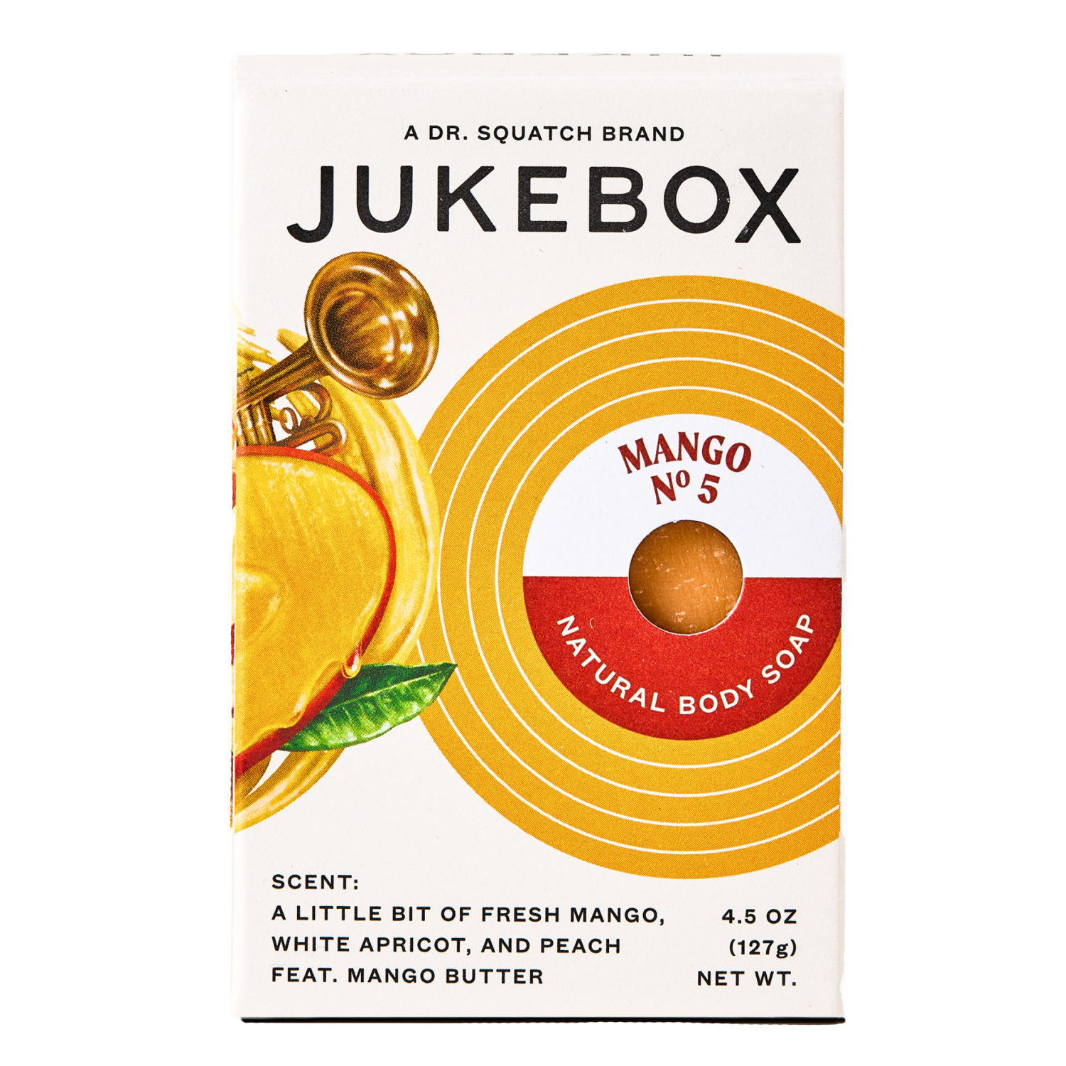 slide 1 of 1, Jukebox Natural Bar Soap - Mango No. 5, 4.5 oz