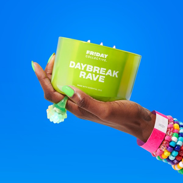 slide 12 of 21, FRIDAY COLLECTIVE Fr!day Collective Daybreak Rave Candle, 13.5 oz