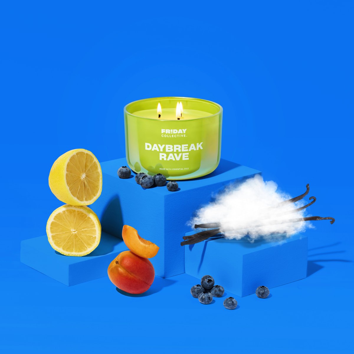 slide 17 of 21, FRIDAY COLLECTIVE Fr!day Collective Daybreak Rave Candle, 13.5 oz