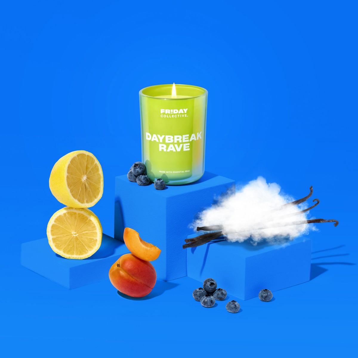 slide 17 of 21, FRIDAY COLLECTIVE Fr!day Collective Daybreak Rave Candle, 8 oz