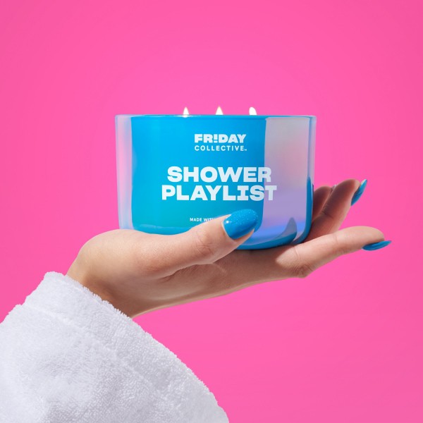 slide 8 of 17, FRIDAY COLLECTIVE Fr!day Collective Shower Playlist Candle, 13.5 oz