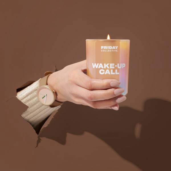slide 12 of 21, FRIDAY COLLECTIVE Fr!day Collective Wake-Up Call Candle, 8 oz