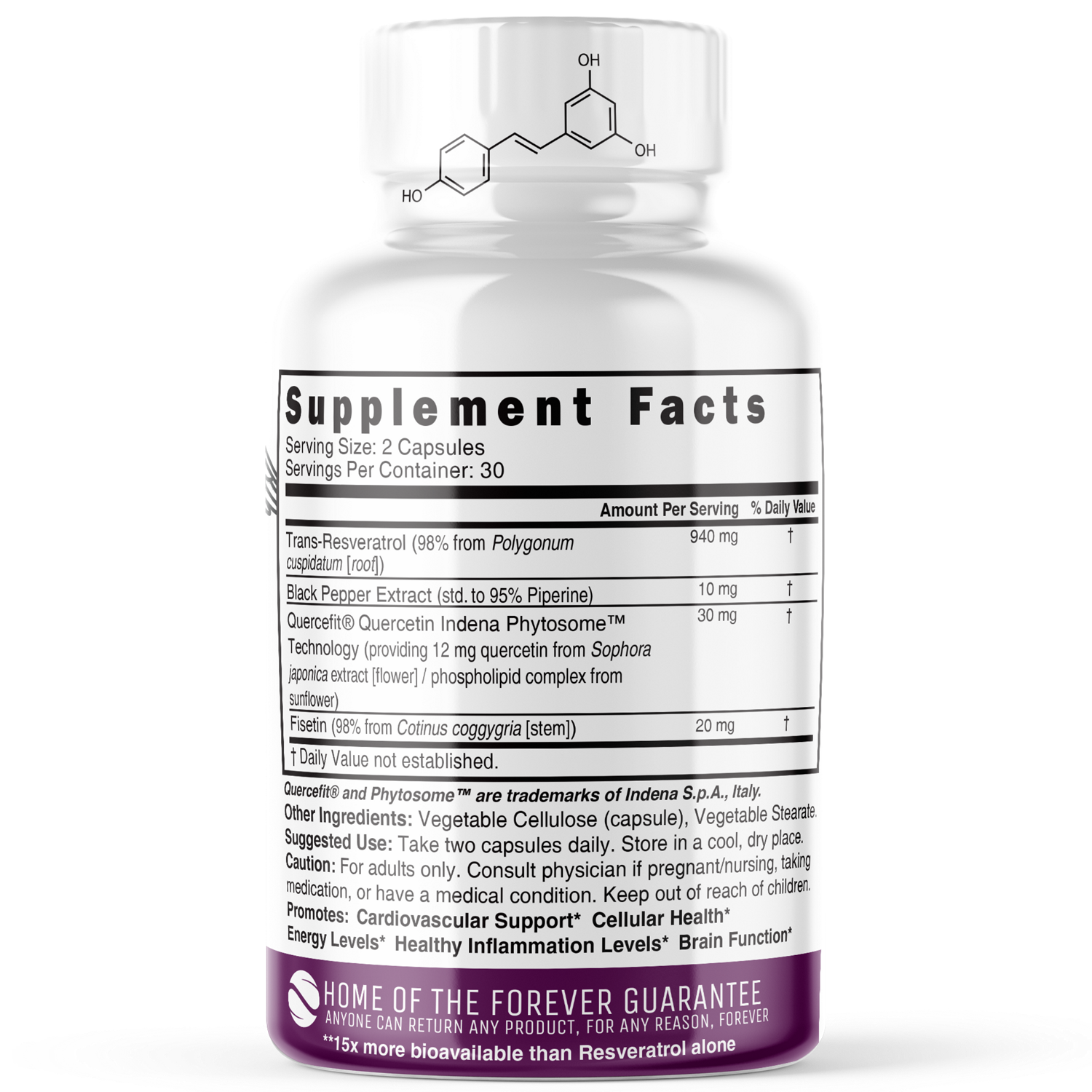 slide 2 of 3, Nutri Resveratrol Vegan Capsules, 60 ct