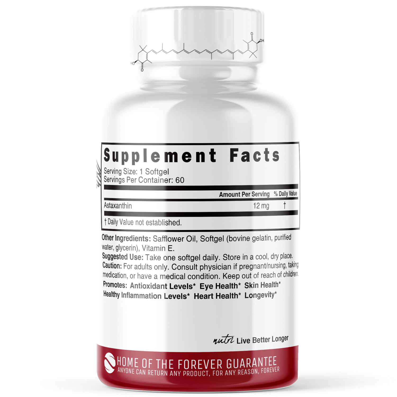 slide 2 of 3, Nutri Astaxanthin 12Mg Sg, 1 ct