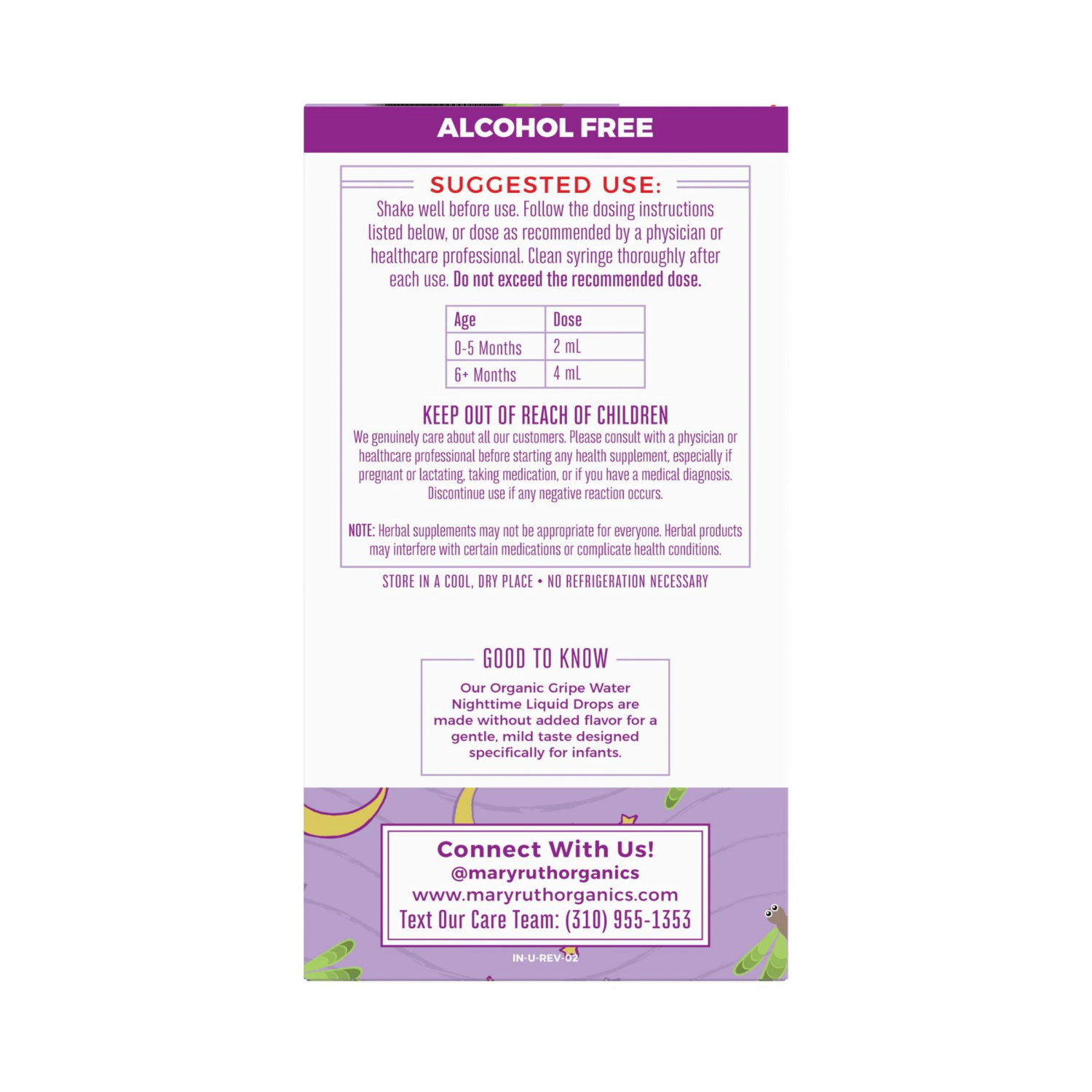 slide 3 of 5, Maryruths Organic Gripe Water Nighttime Liquid Drops 4 Fl Oz - 4 FZ, 4 fl oz