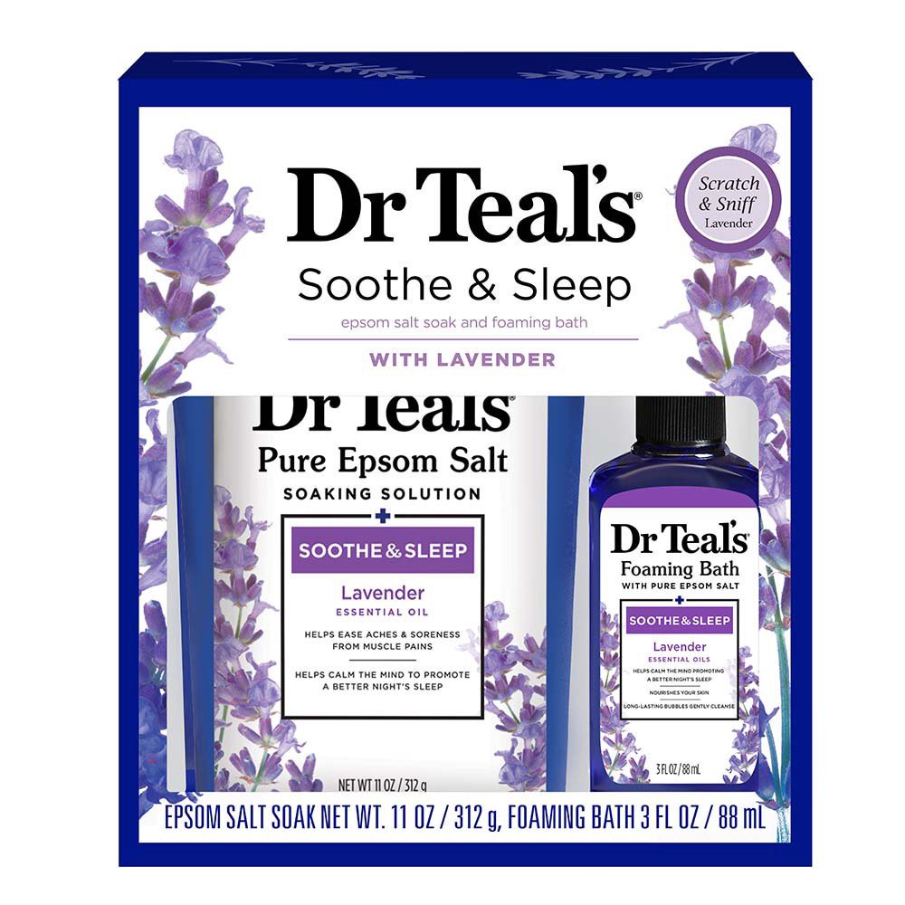 slide 1 of 1, Dr Teal's Soothe & Sleep Bath Set - Lavender, 1 ct