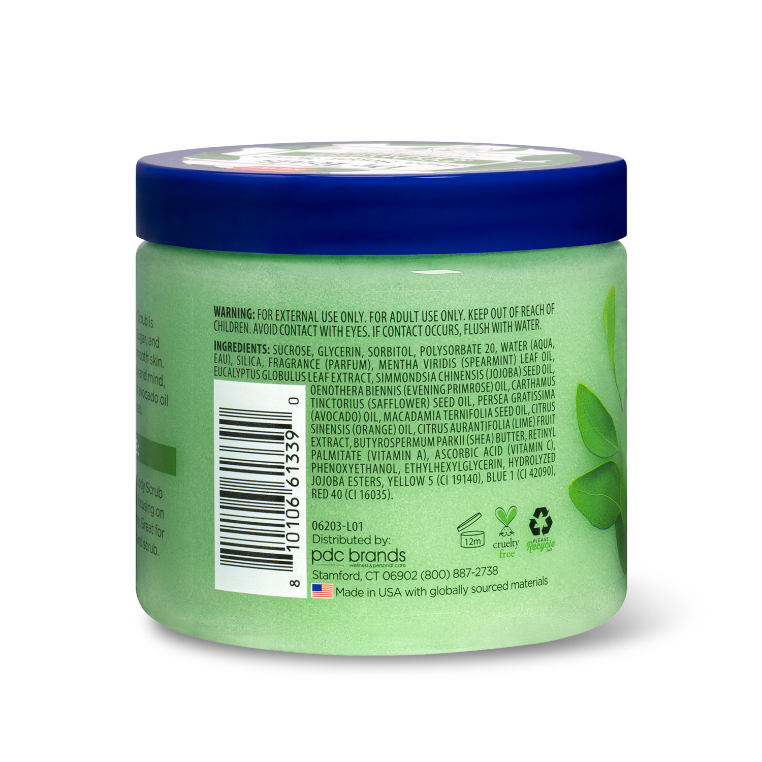 slide 2 of 2, Dr. Teal's Shea Sugar Body Scrub with Eucalyptus and Spearmint Essential Oils, 19 oz, 19 oz