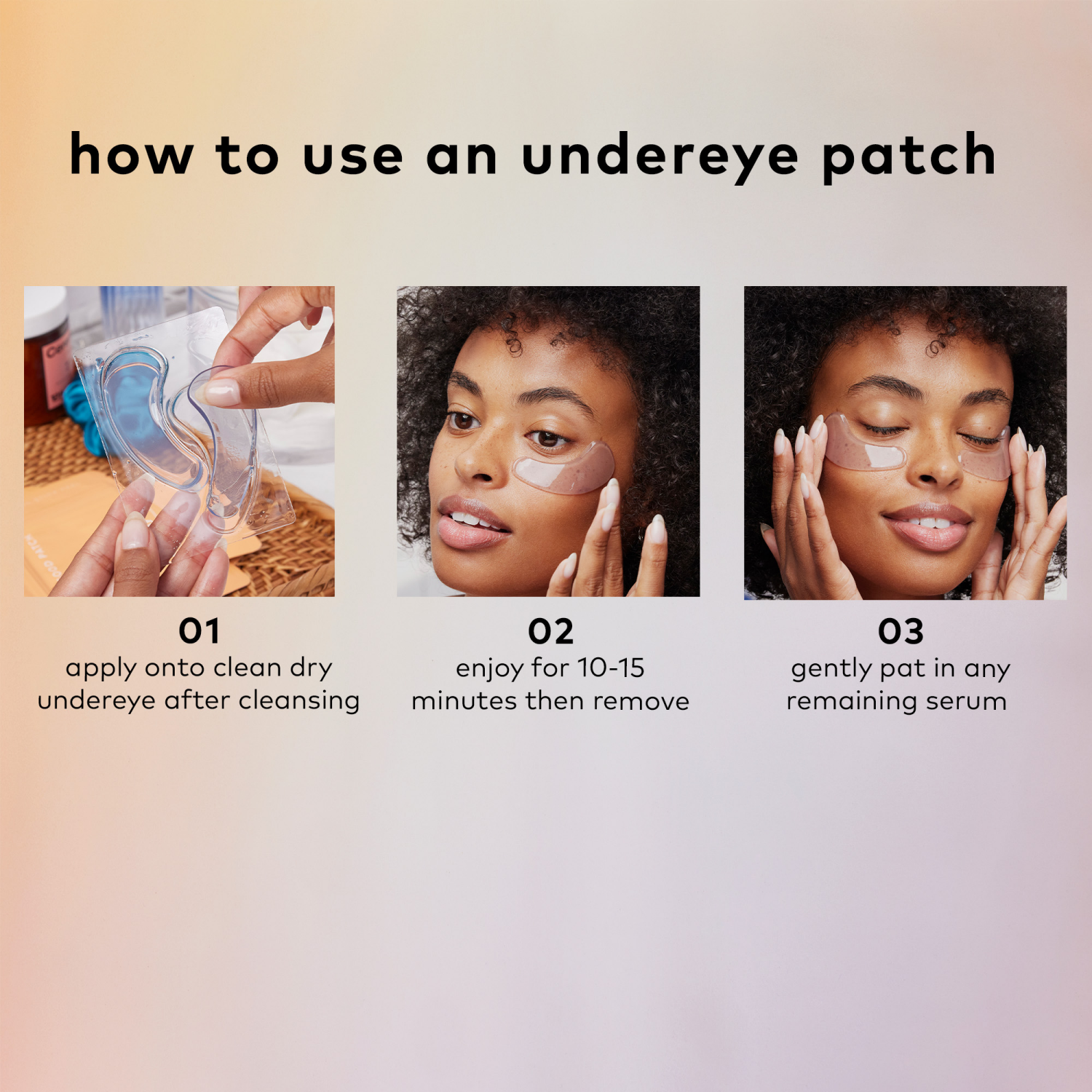 slide 2 of 8, The Good Patch De-Puff Hydrogel Undereye Patch, 1ct, 1 ct