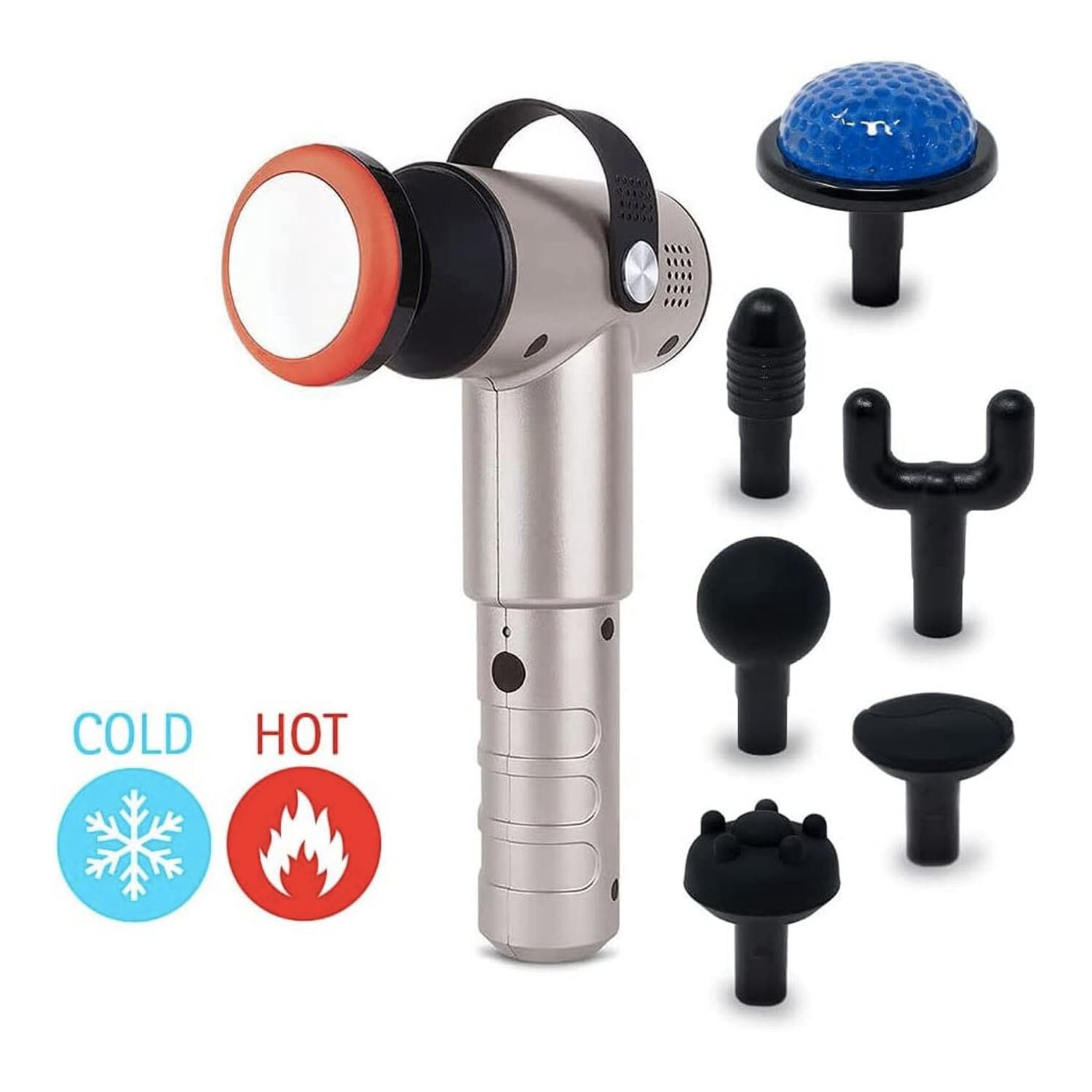 slide 3 of 5, NuvoMed Pro Therapy Hot And Cold Massager With Lcd Display, 1 ct