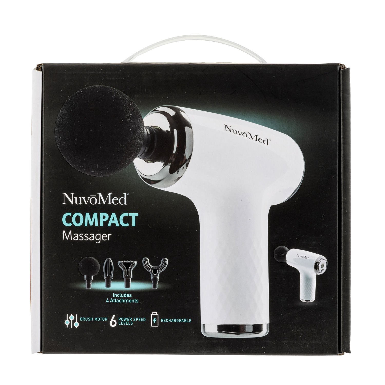 slide 2 of 4, Nuvomed Compact Massager, 1 ct