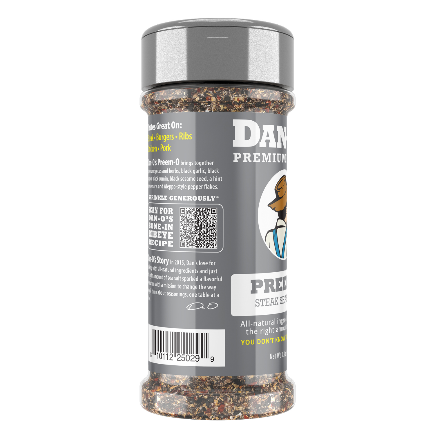 slide 3 of 4, Dan-O's Preem-O Seasoning 3.4 oz, 3.4 oz