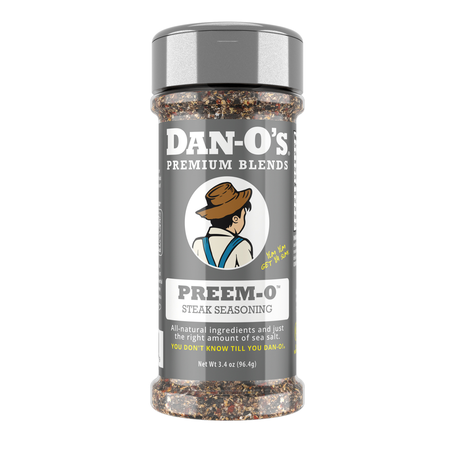 slide 1 of 4, Dan-O's Preem-O Seasoning 3.4 oz, 3.4 oz