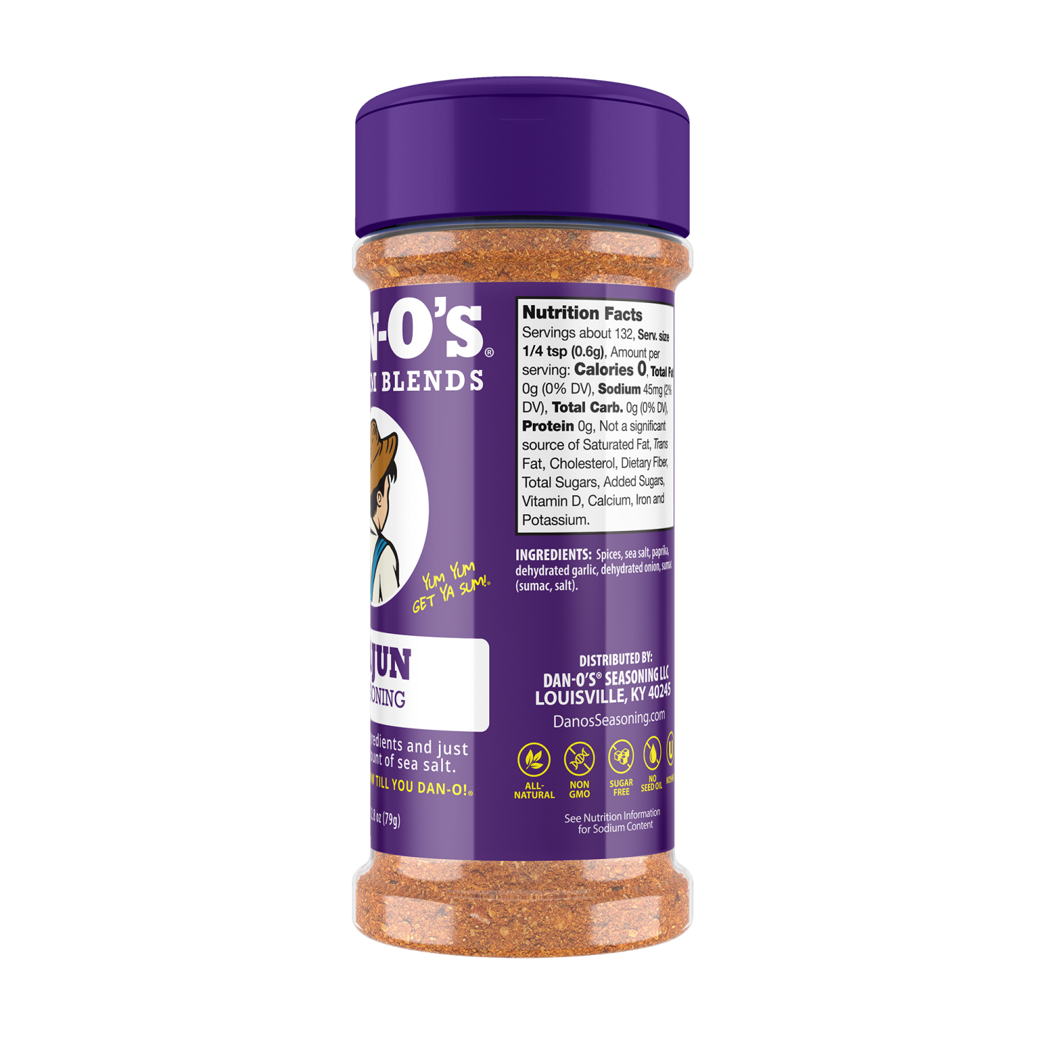 slide 4 of 4, Dan-O's Cajun Seasoning 2.8 oz, 2.8 oz