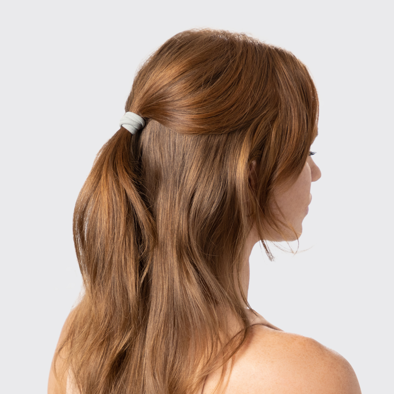 slide 4 of 4, KITSCH Recycled Nylon Hair Elastics - Eucalyptus, 20 ct