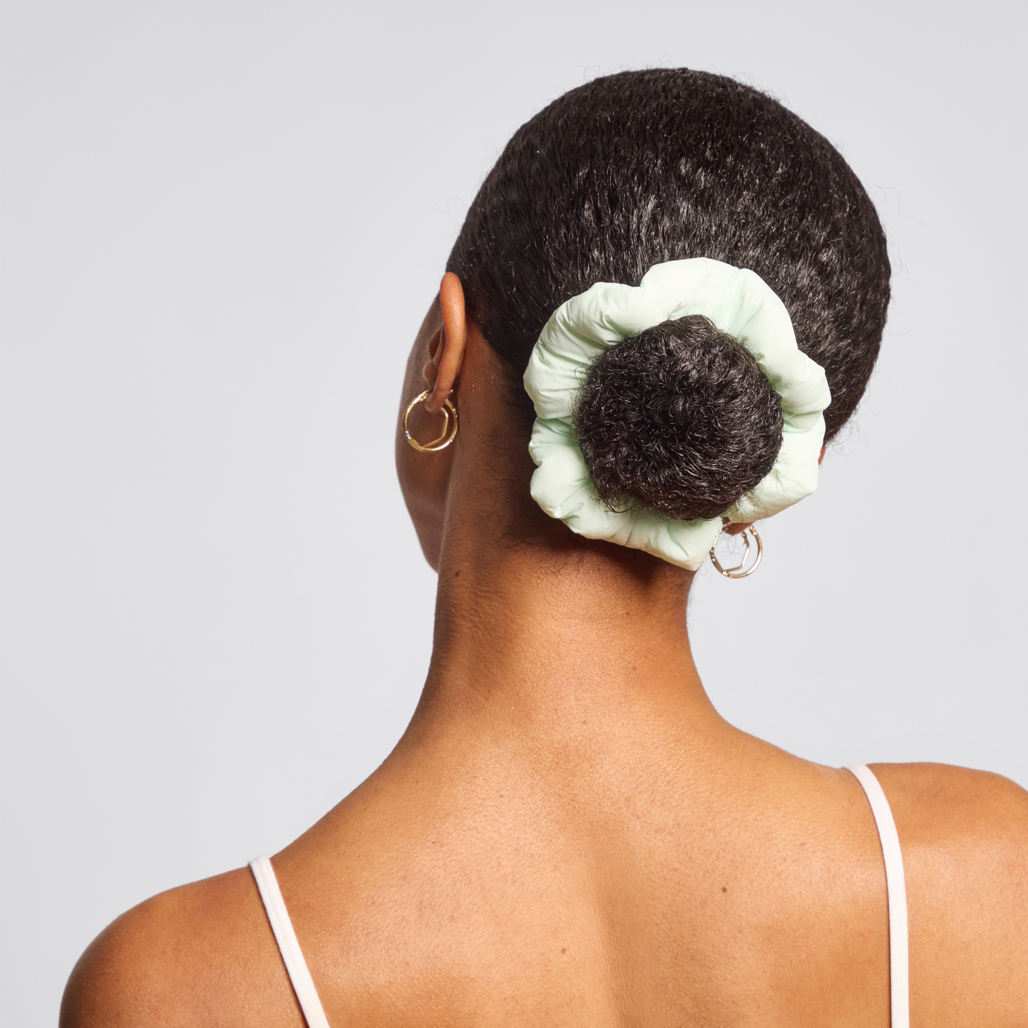 slide 2 of 4, Kitsch Recycled Fabric Cloud Scrunchies 3pc Set- Garden Bouquet, 3 ct