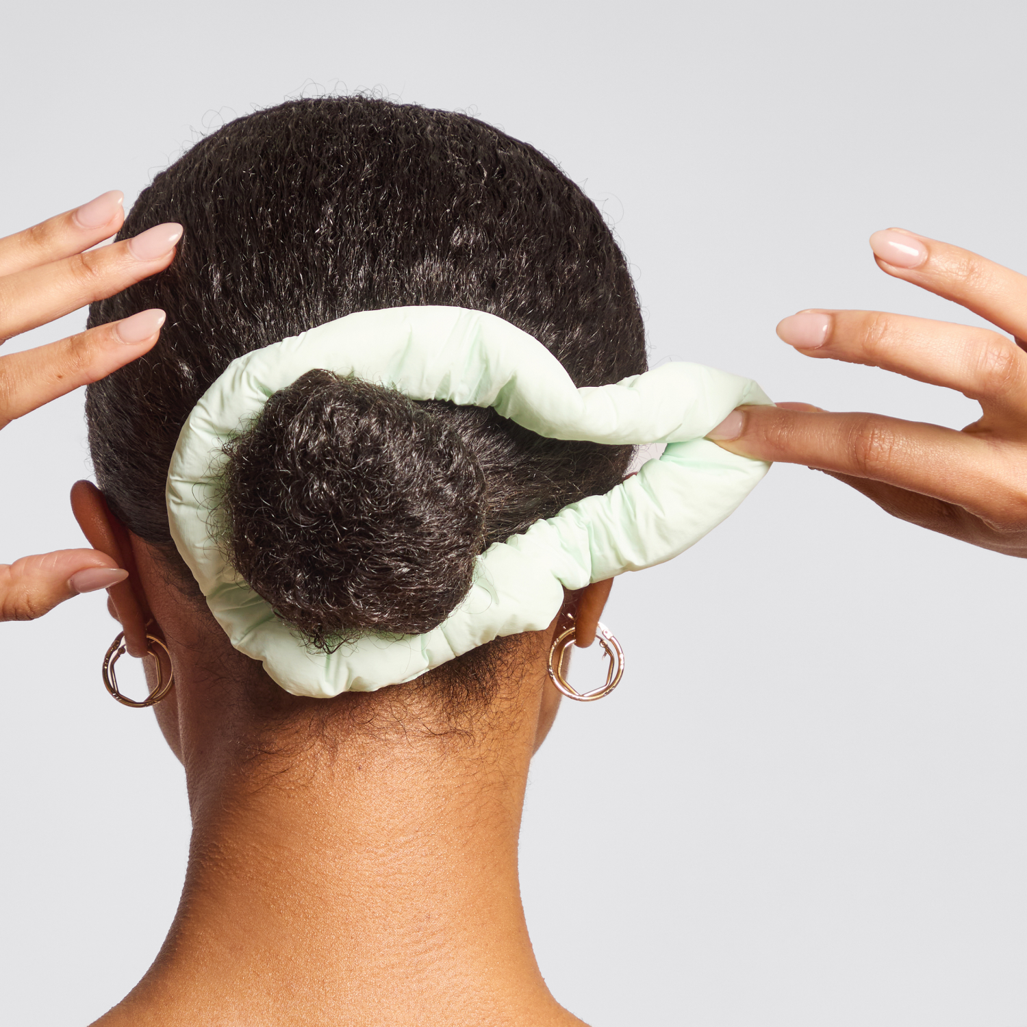 slide 4 of 4, Kitsch Recycled Fabric Cloud Scrunchies 3pc Set- Garden Bouquet, 3 ct